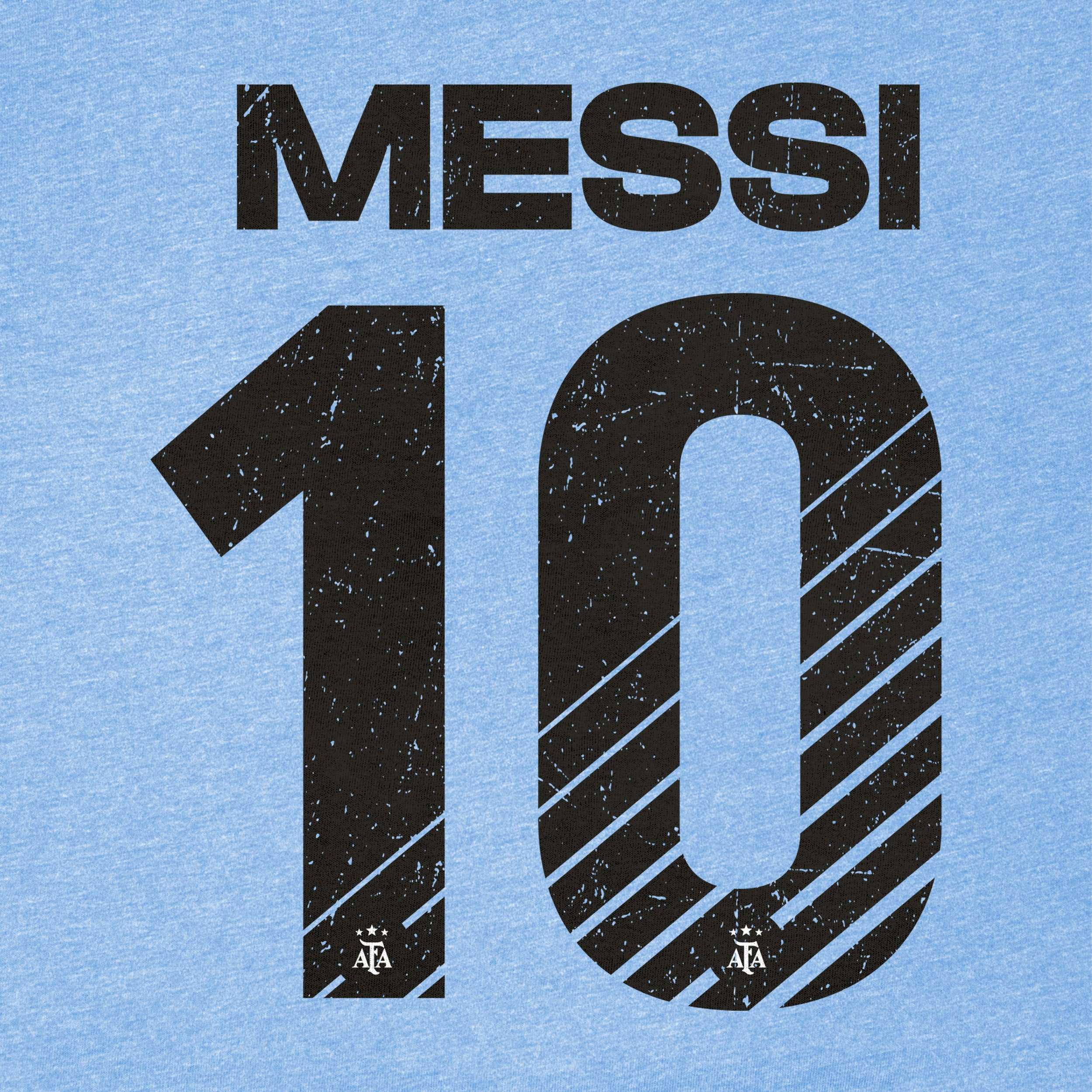 Messi Light Blue T-Shirt Detail 3