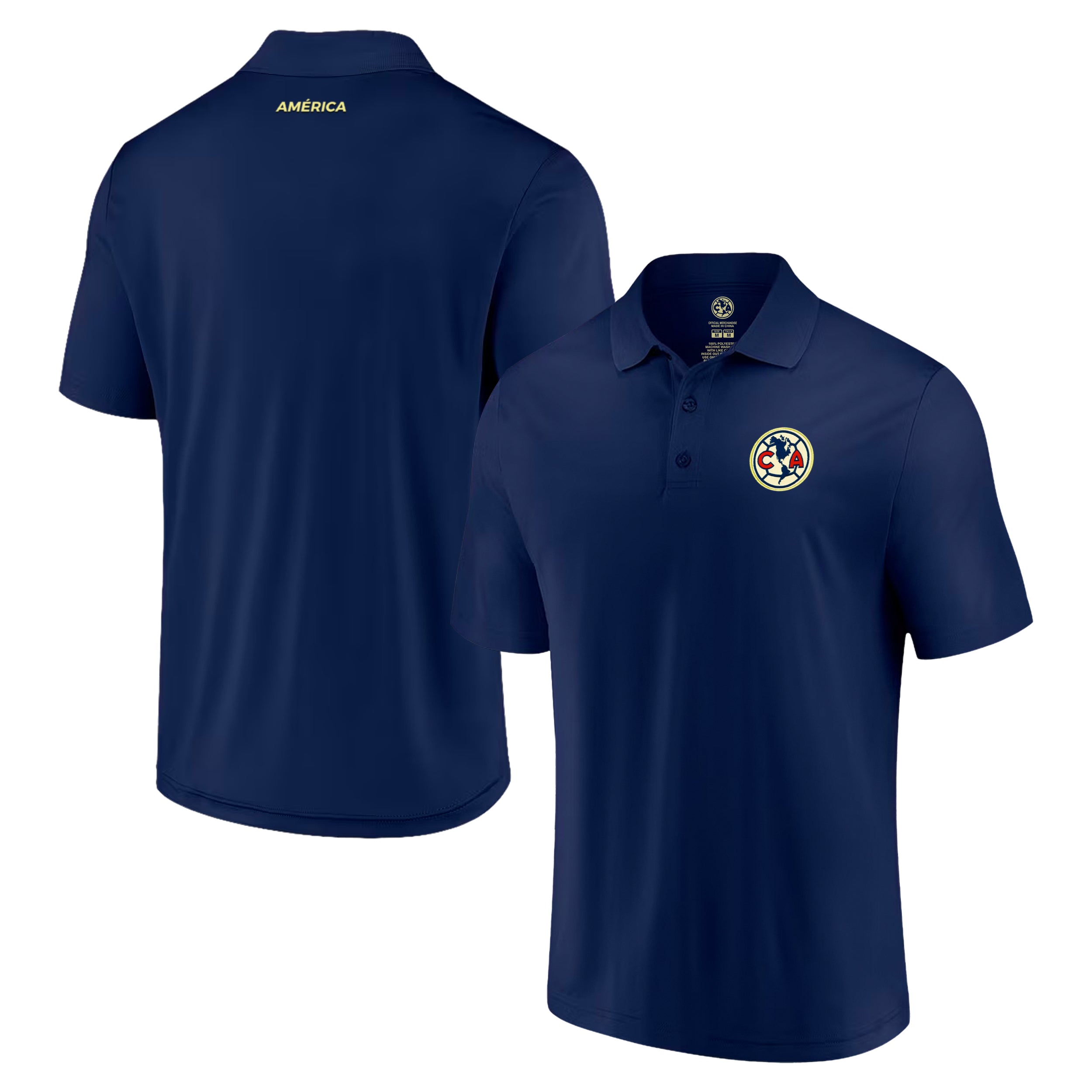 Club America Polo Front Back
