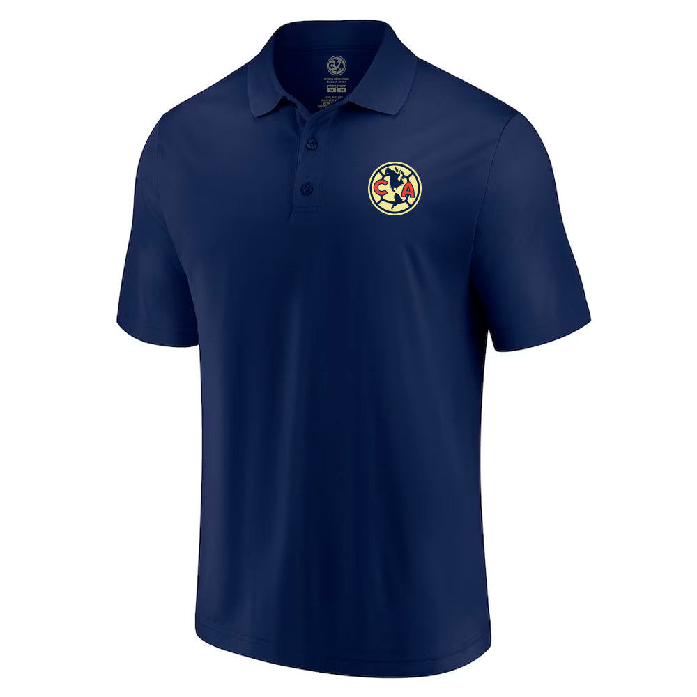 Club America Adult Woven Logo Patch Polo Shirt