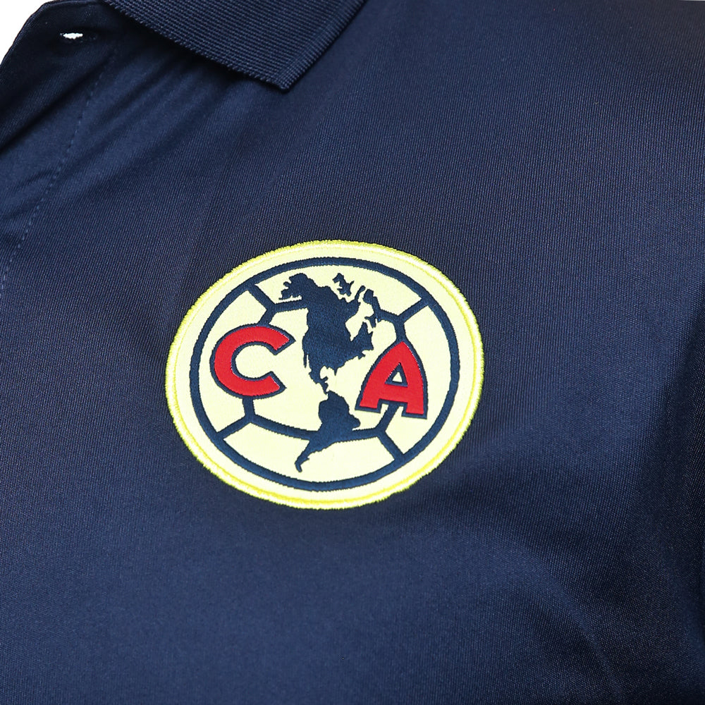 Club America Adult Woven Logo Patch Polo Shirt