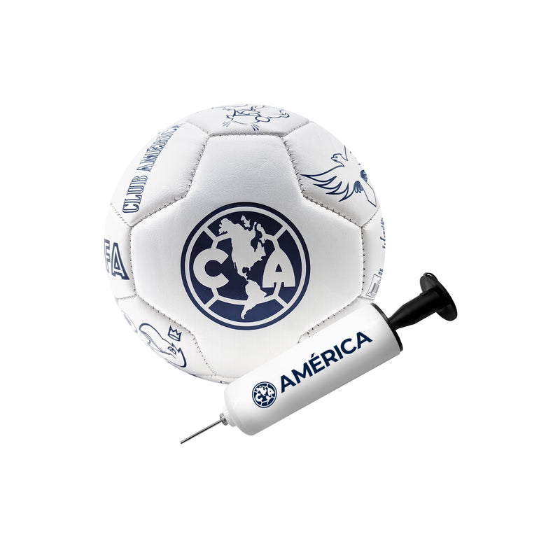 Club América Soccer Ball - CA100BL-W2