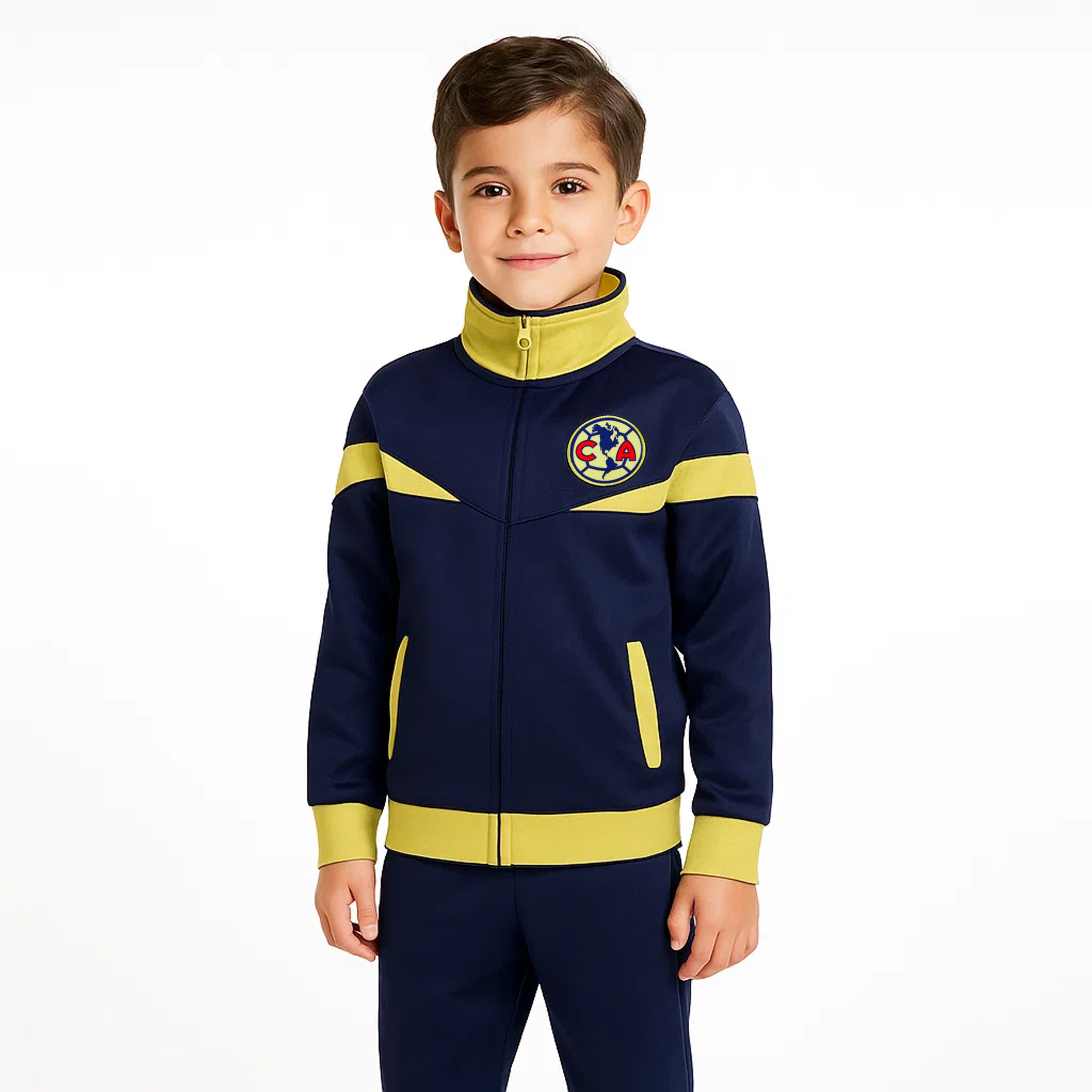 Club America Yellow Track Jacket Model