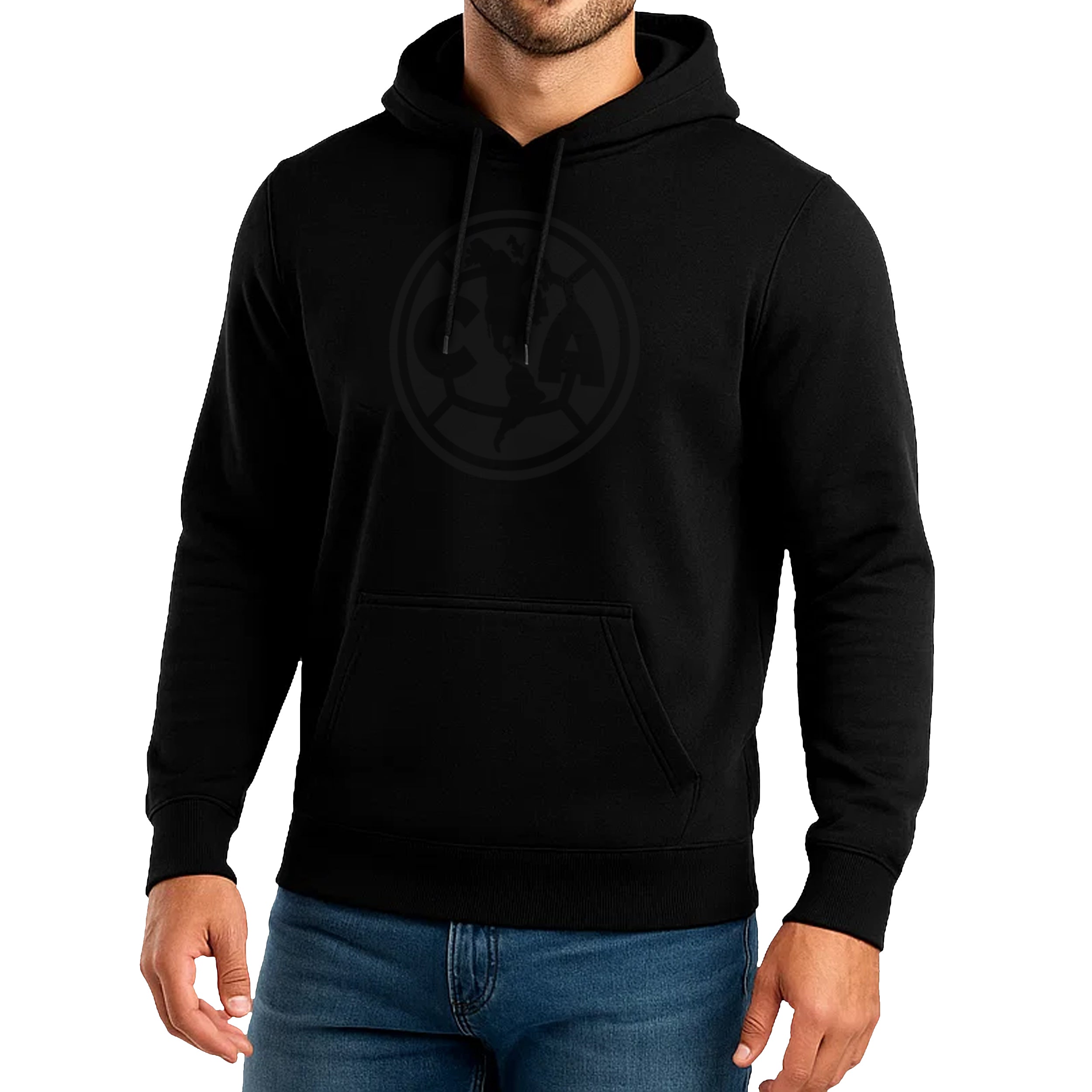 Club America Blackout Hoodie Model