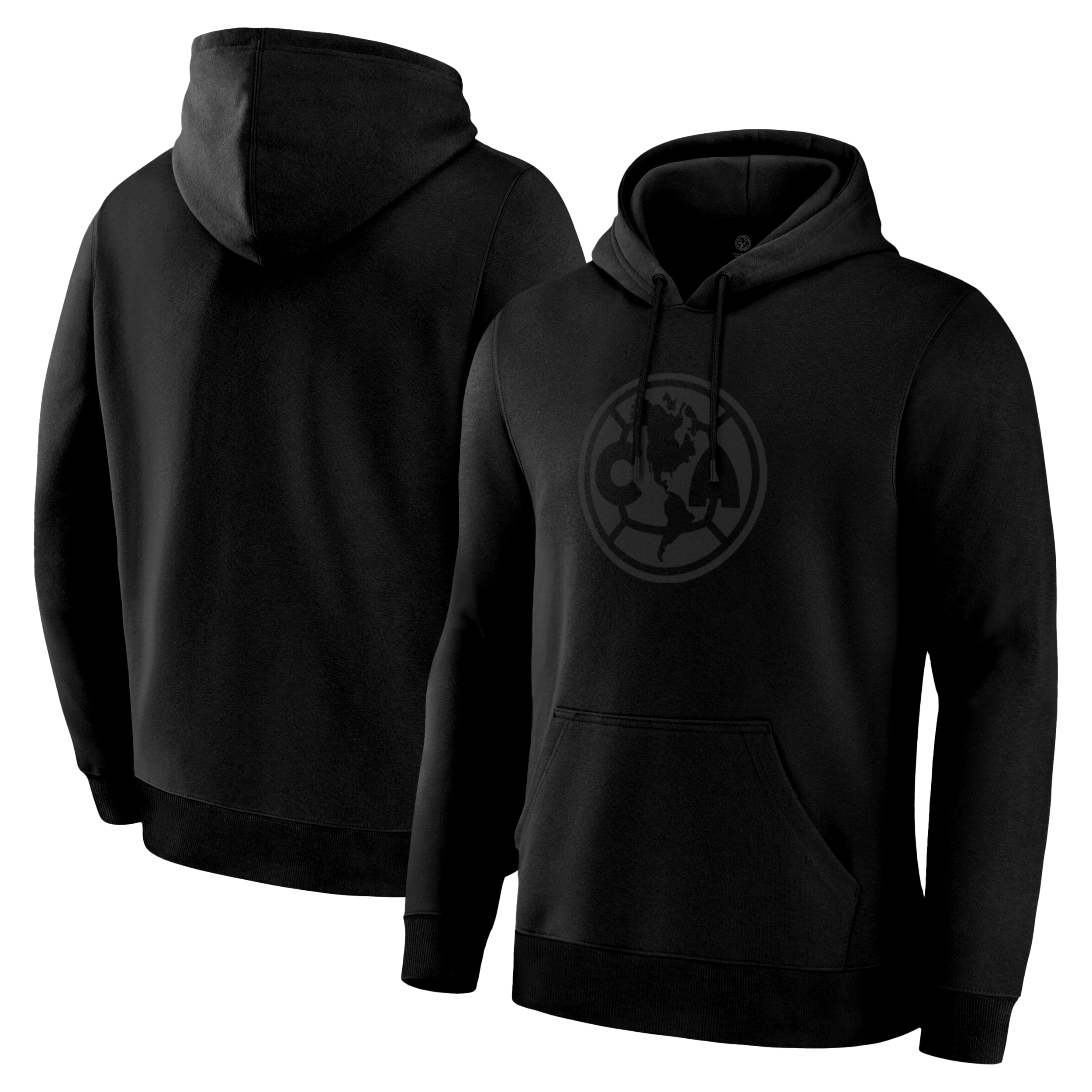 Club America Blackout Hoodie Front Back