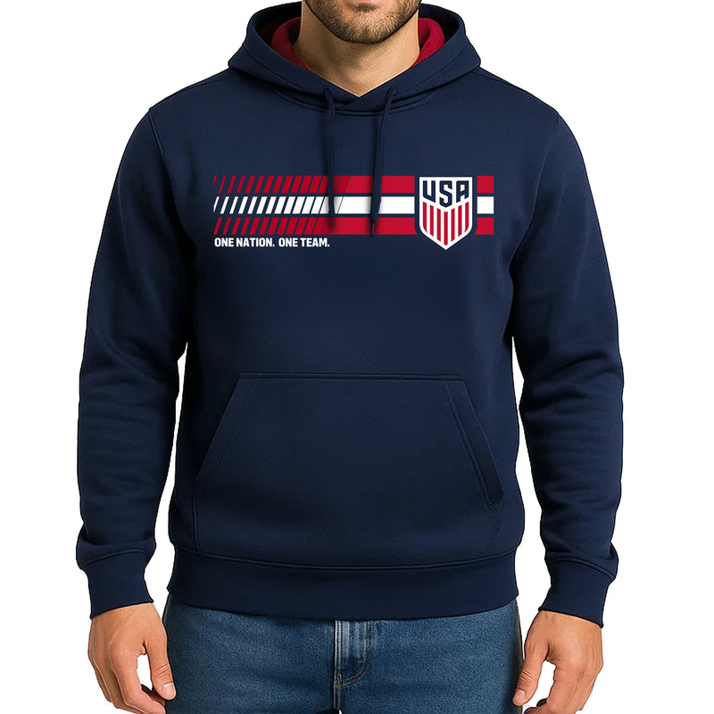 US Men's National Team  Navy Hoodie Model