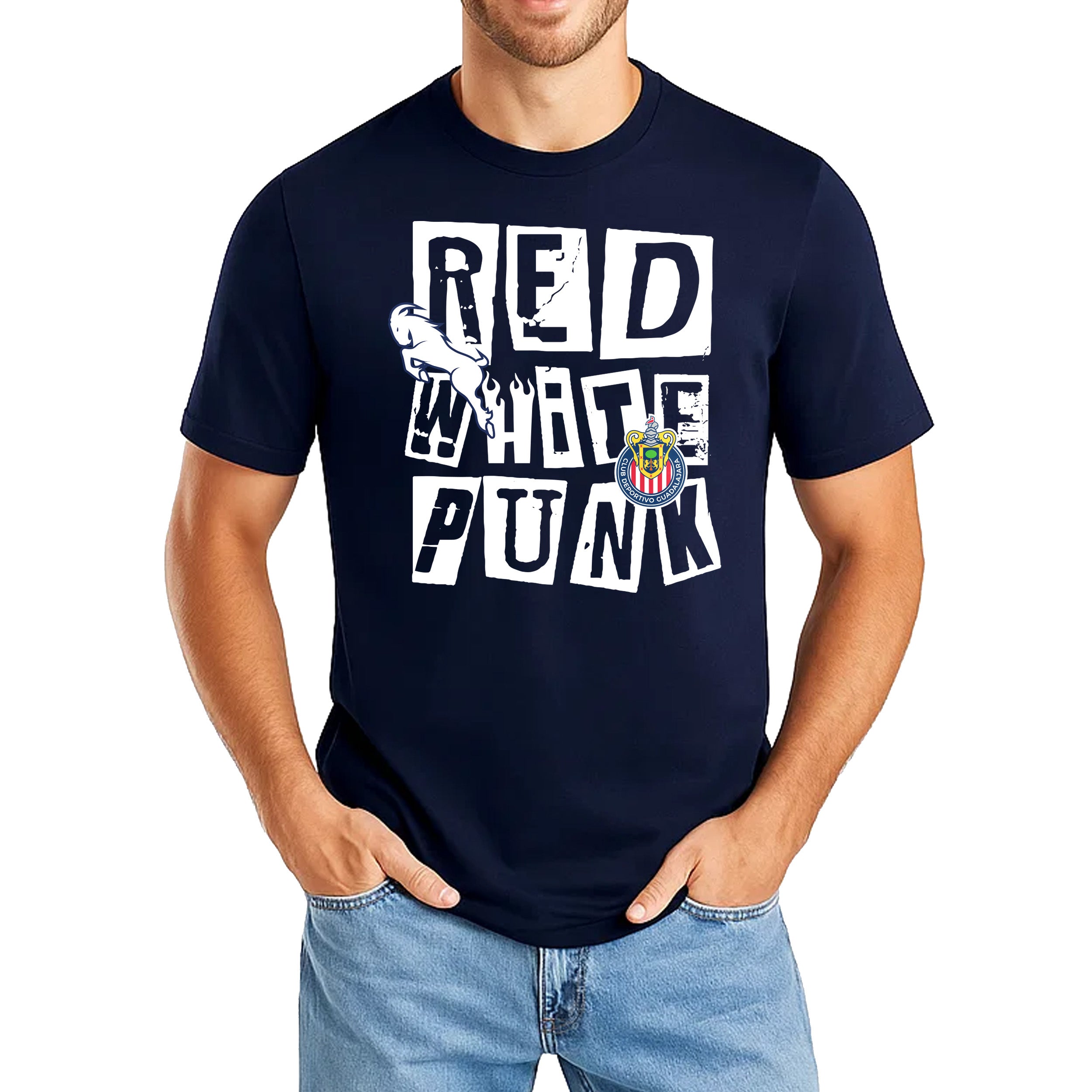 Chivas T-Shirt Model Navy