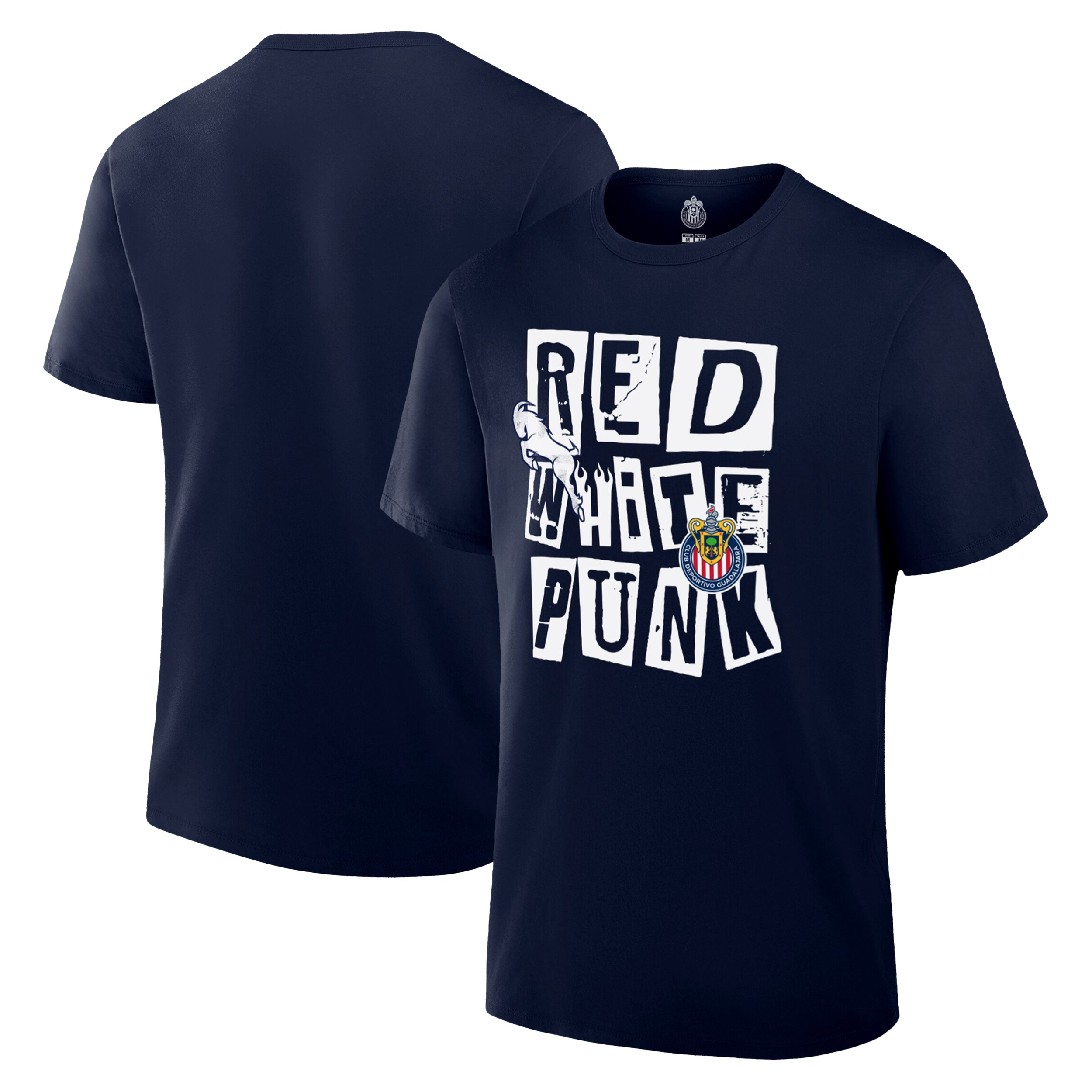 Chivas T-Shirt Front Back Navy