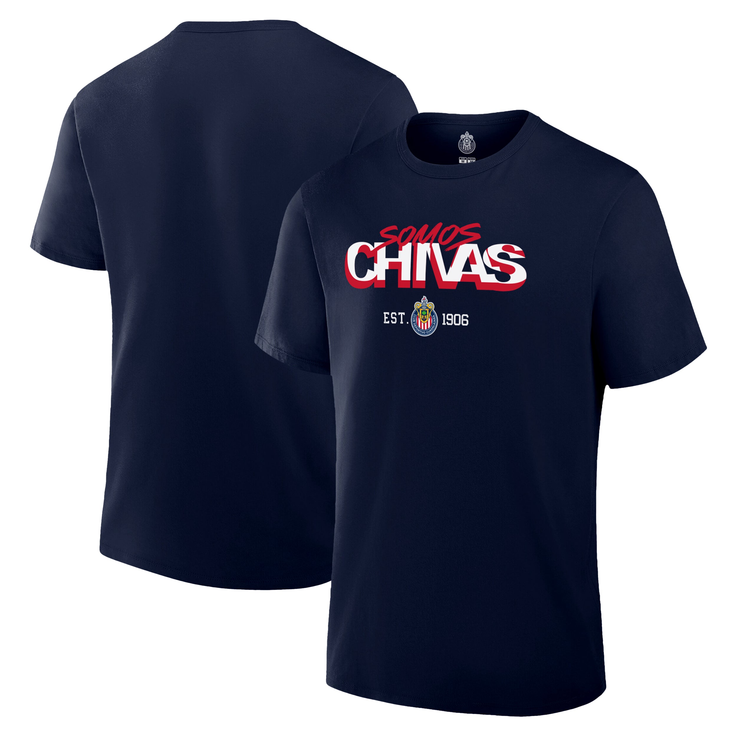 Chivas Navy T-Shirt Front Back