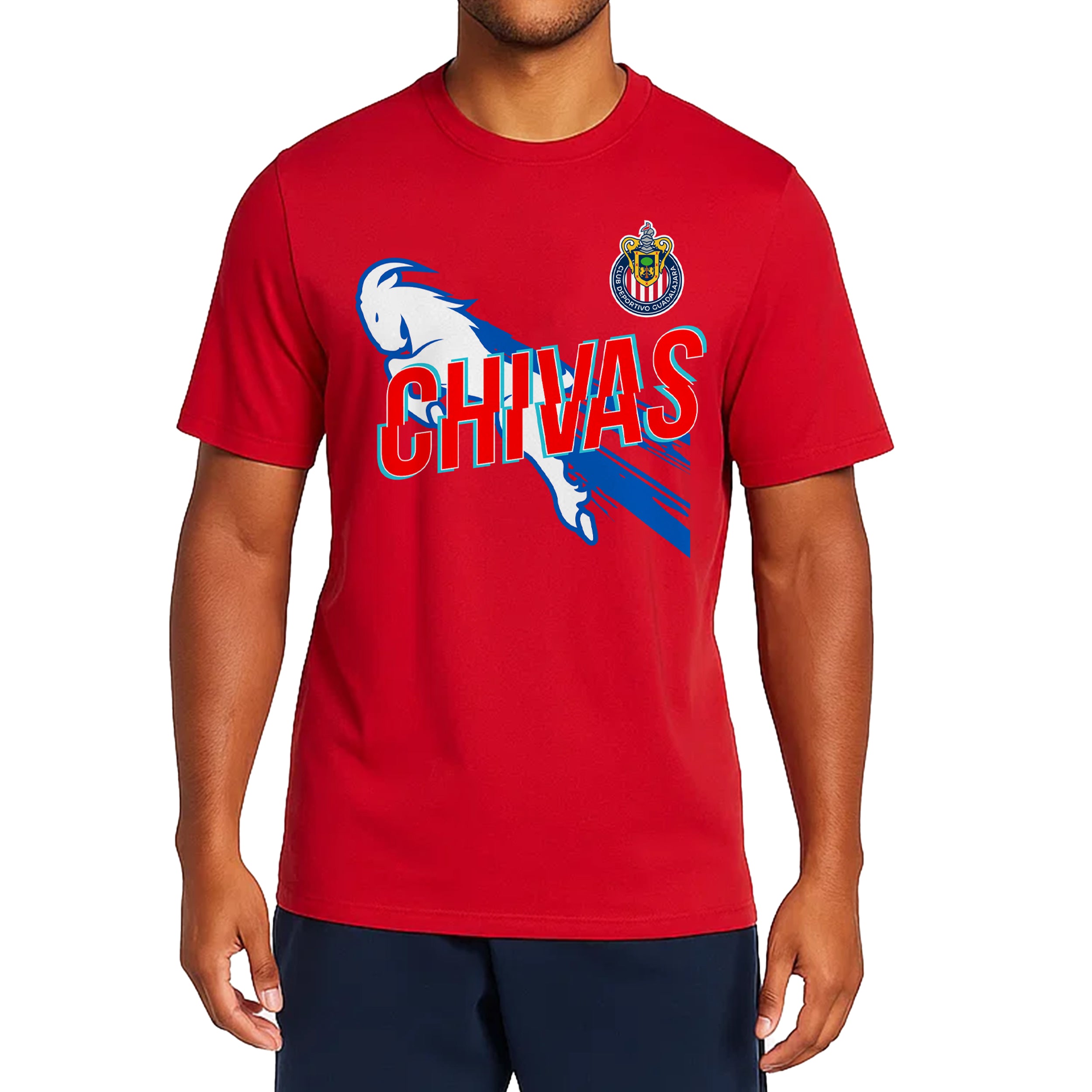 Chivas Red T-Shirt Model