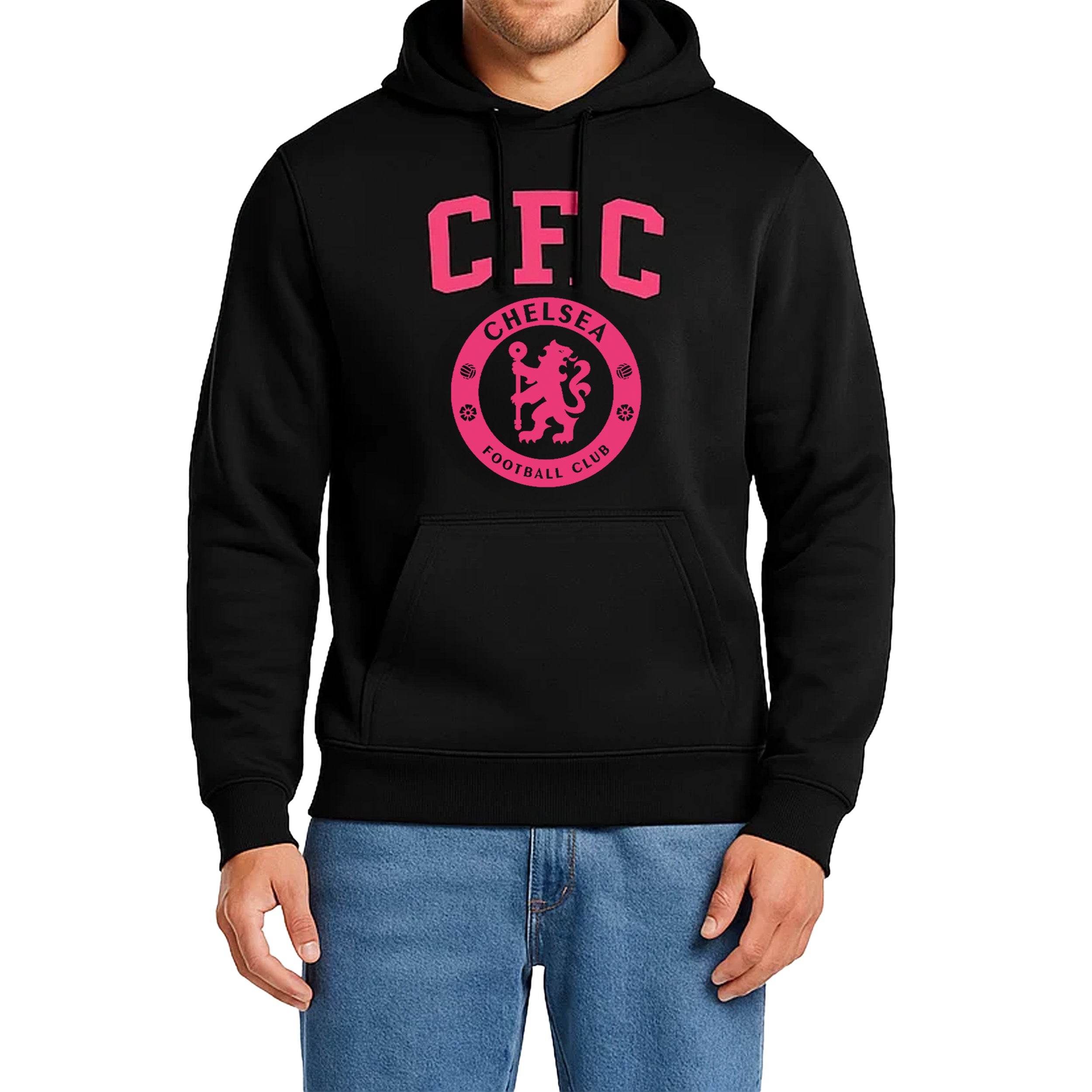 Chelsea Hoodie Model Black
