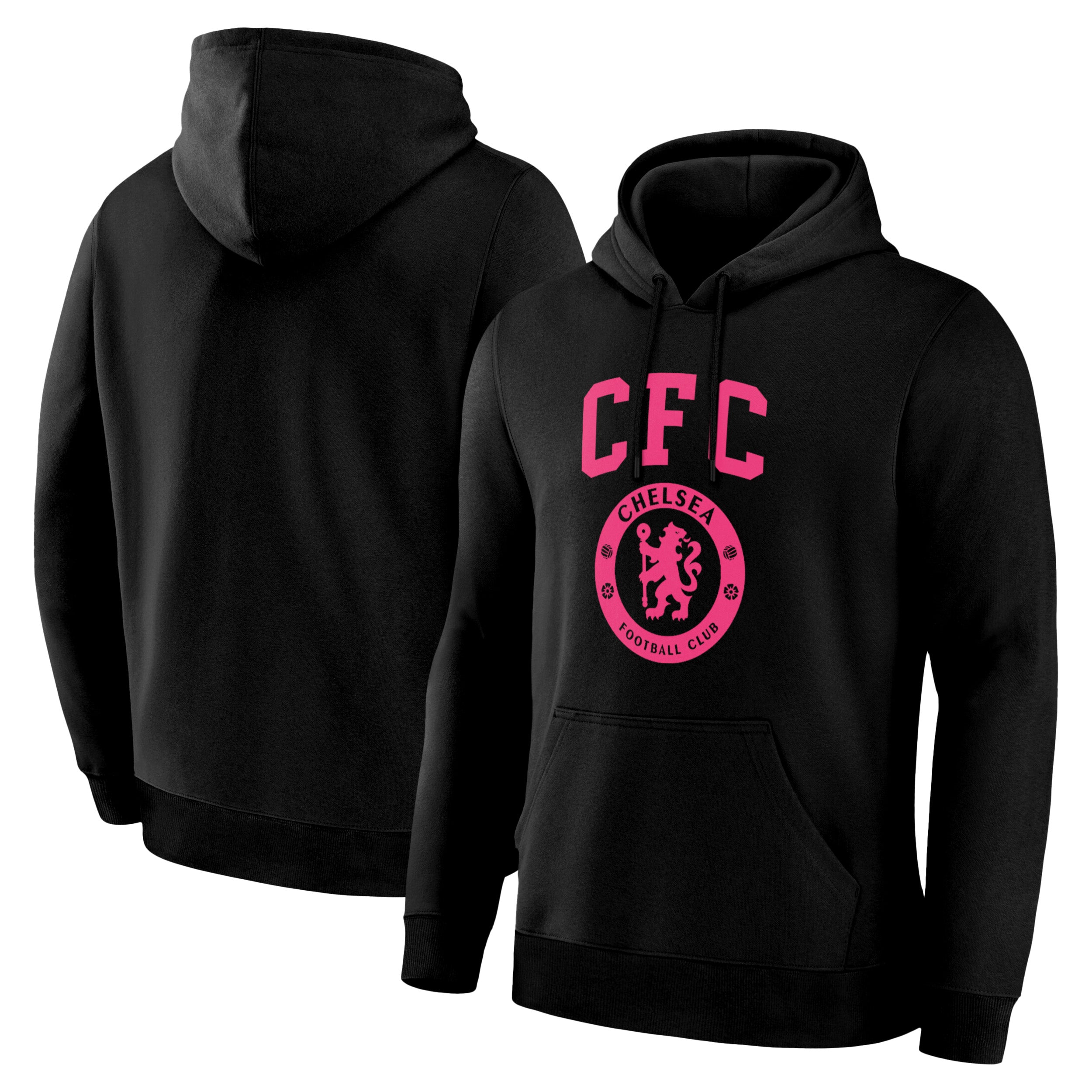 Chelsea Hoodie Front Back Black