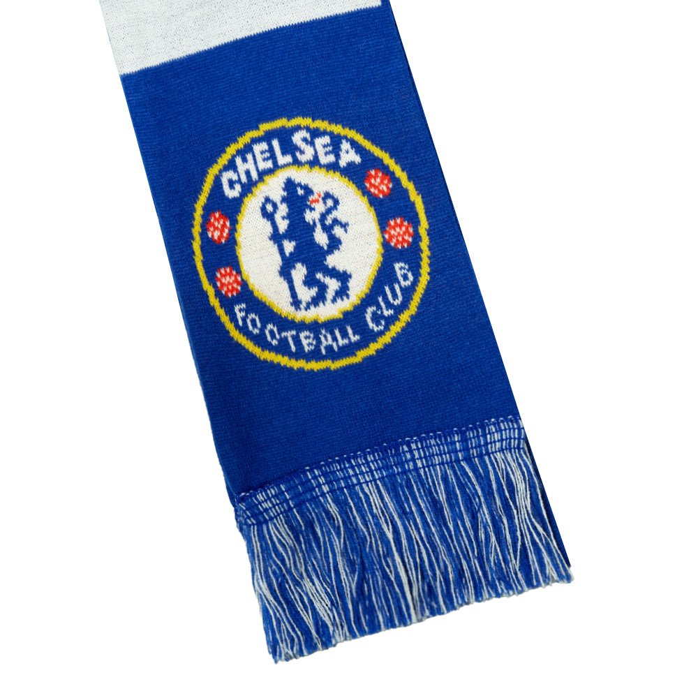 Chelsea FC Striped Reversible Fan Scarf