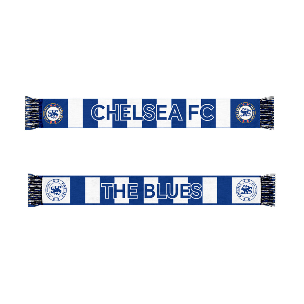 Chelsea FC Striped Reversible Fan Scarf