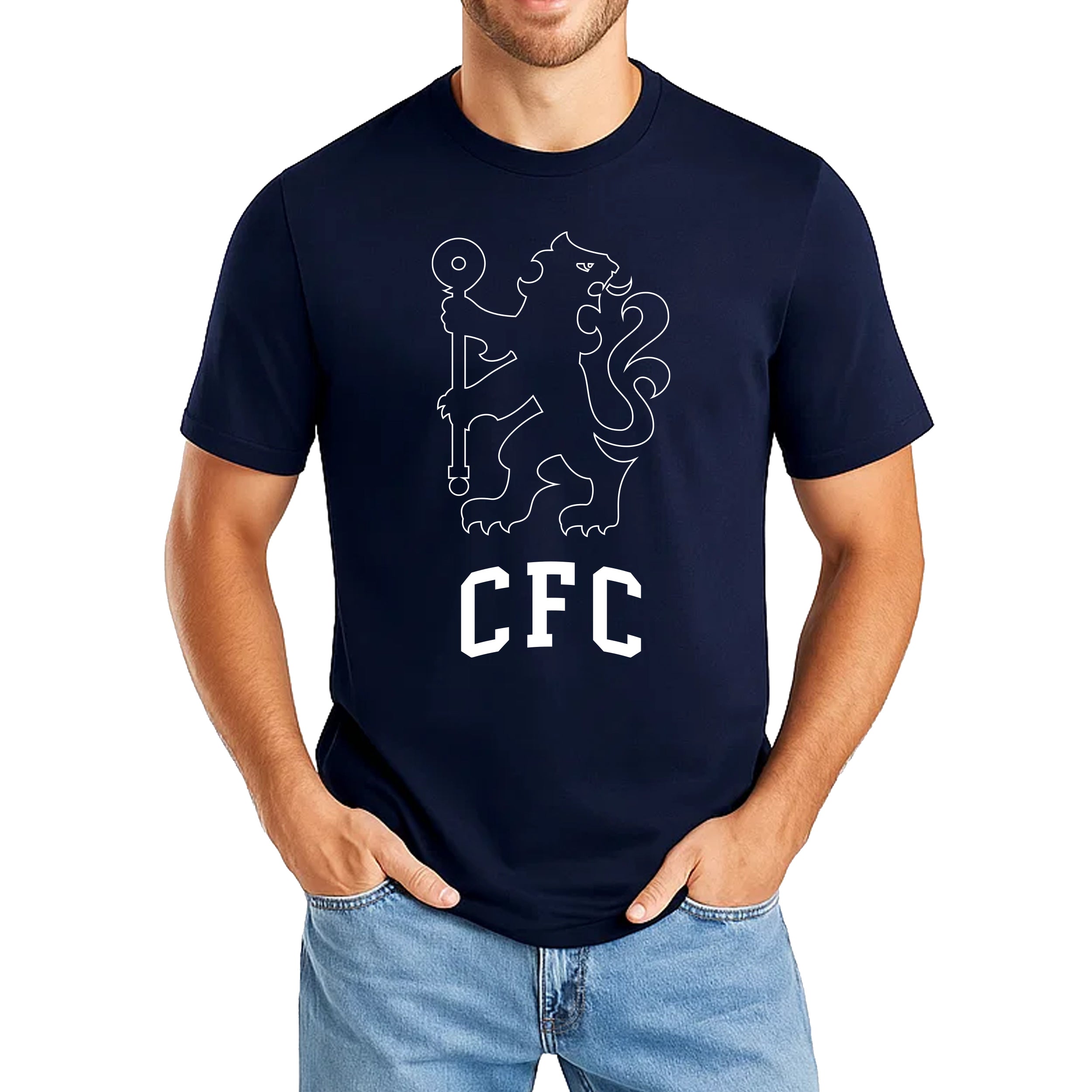 Chelsea T-Shirt Navy Model