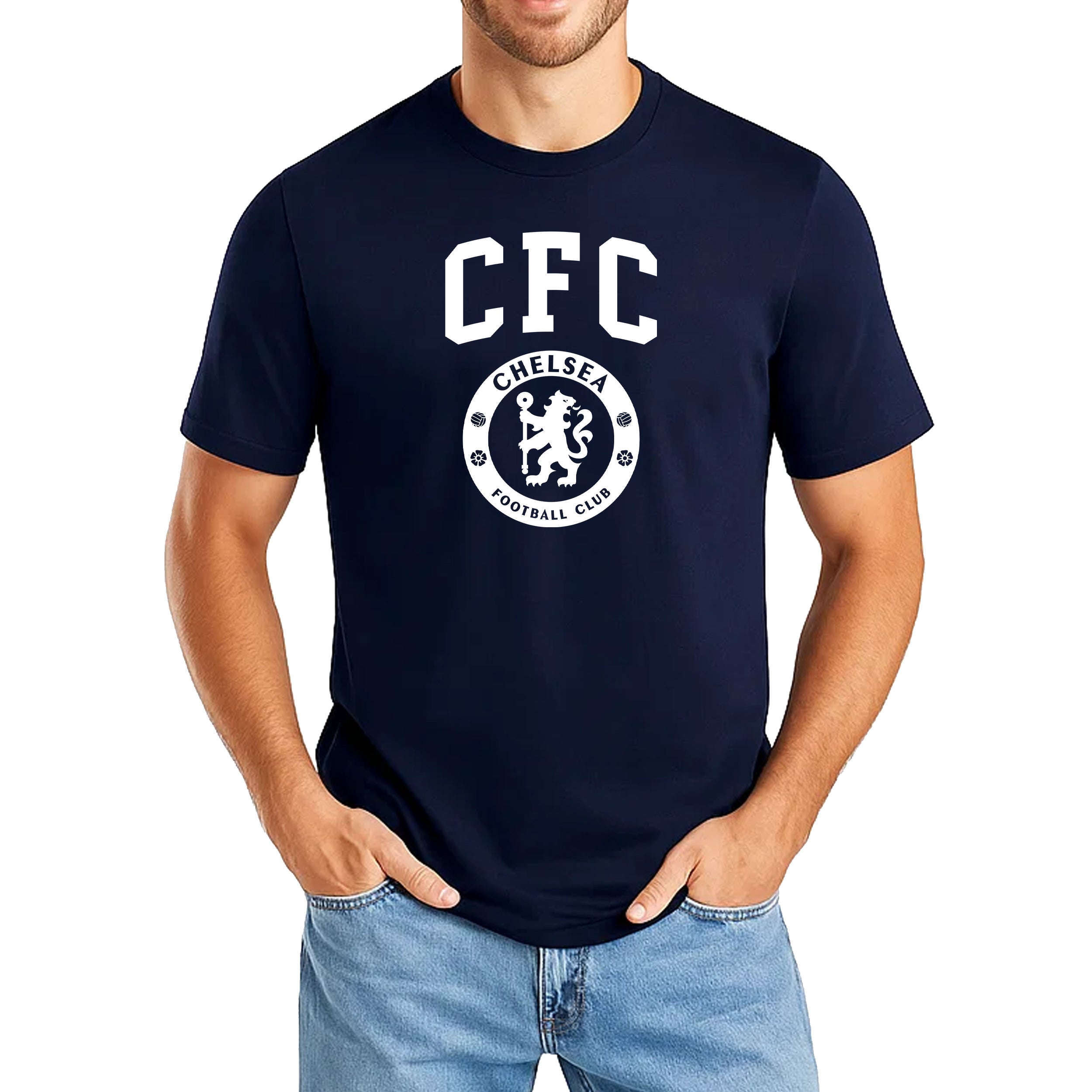 Chelsea T-Shirt Navy Model