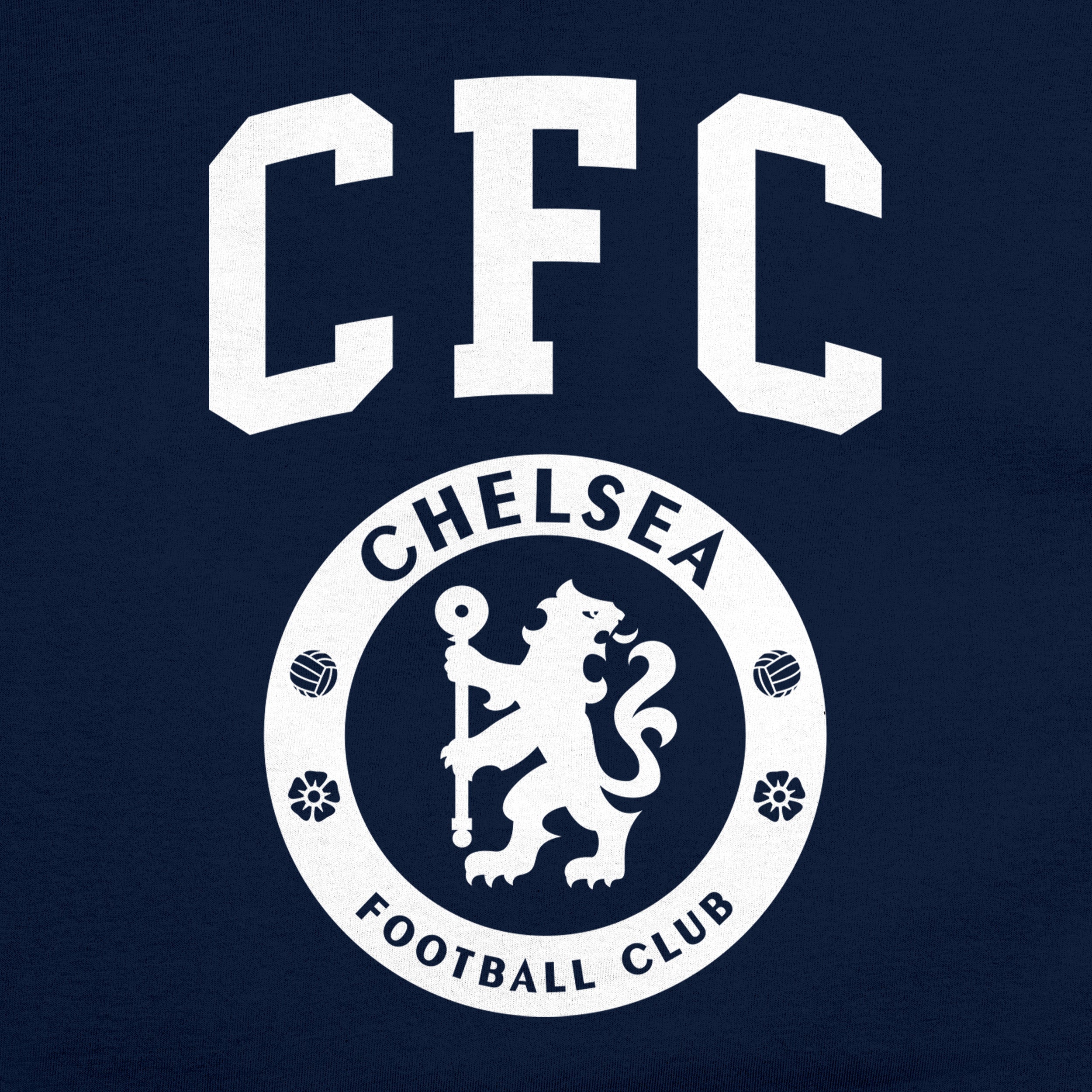Chelsea T-Shirt Navy Detail 1