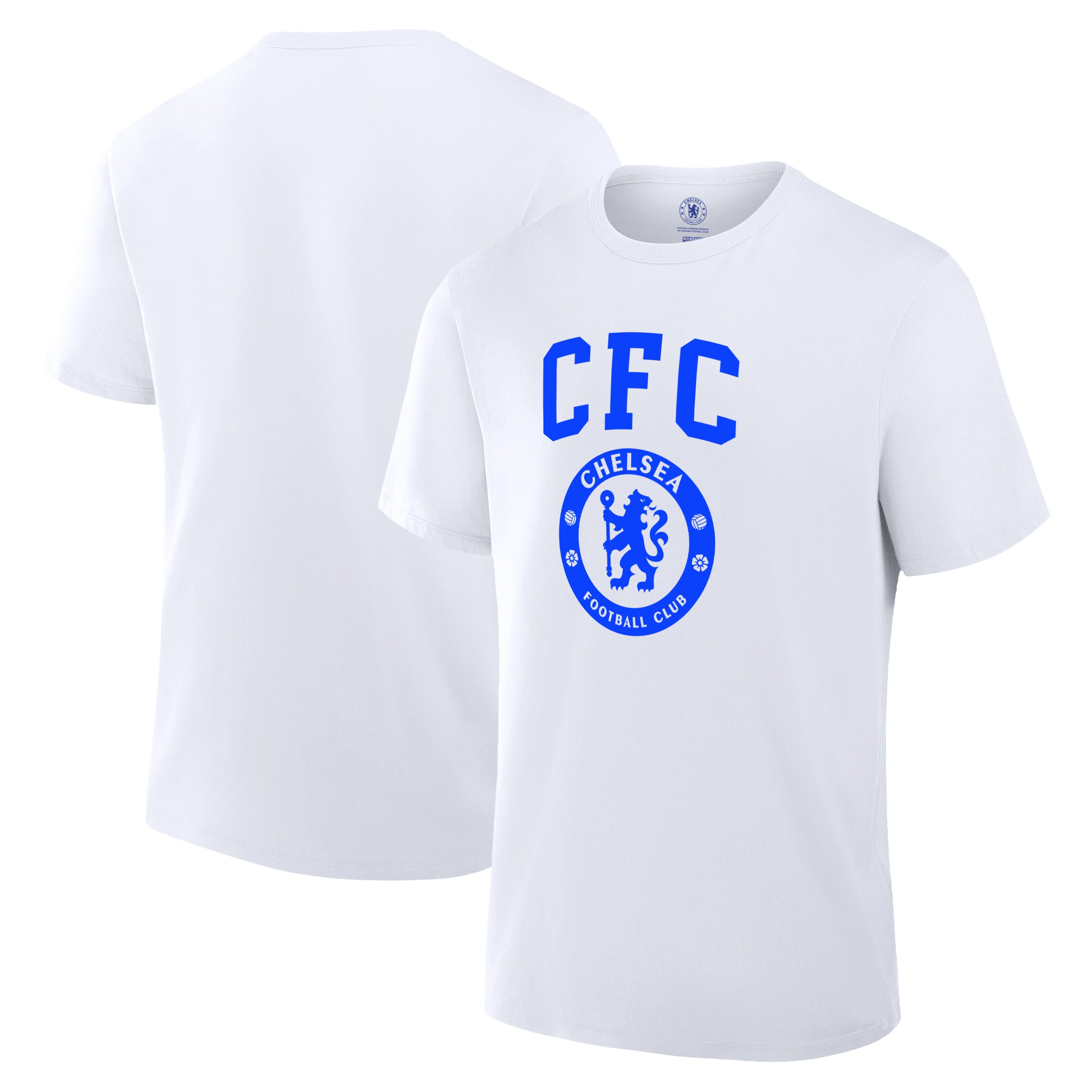 Chelsea T-Shirt White Front Back