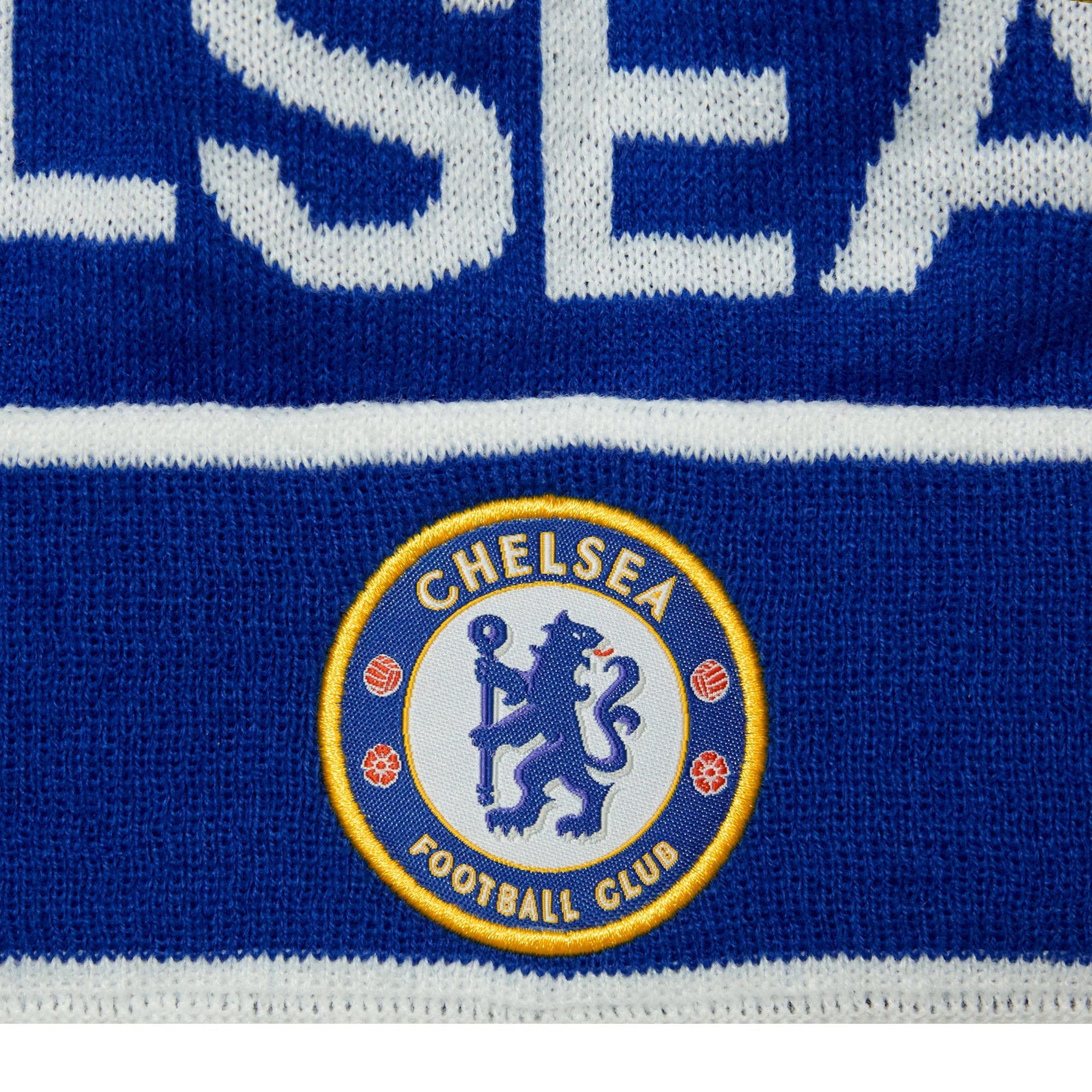 Chelsea FC Premium Soft Knit Pom Beanie