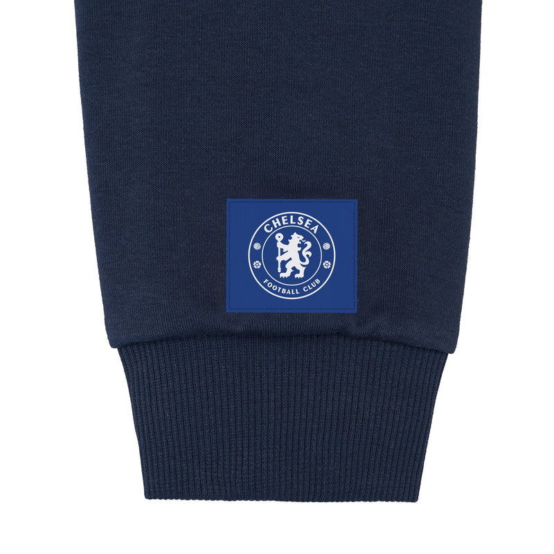 Chelsea Crewneck Navy Detail 2