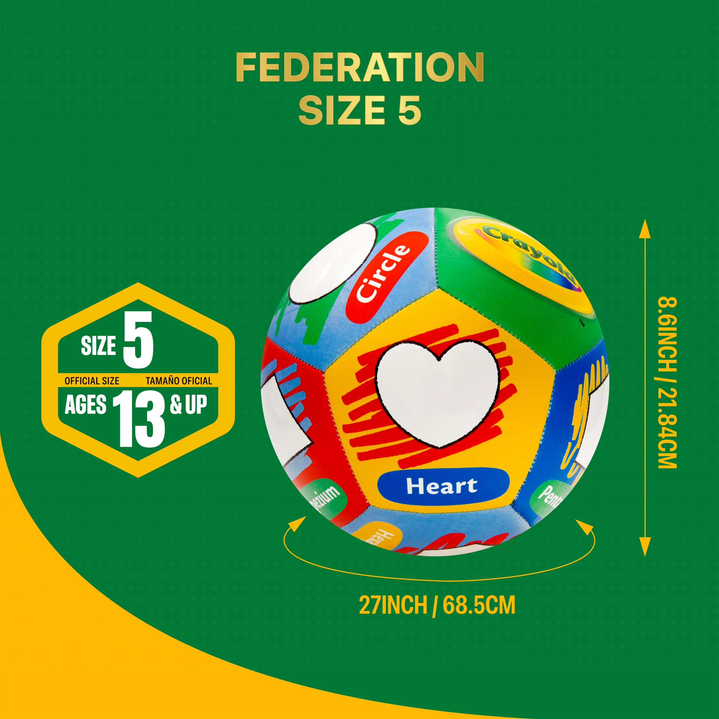 Crayola Soccer Ball Detail 1