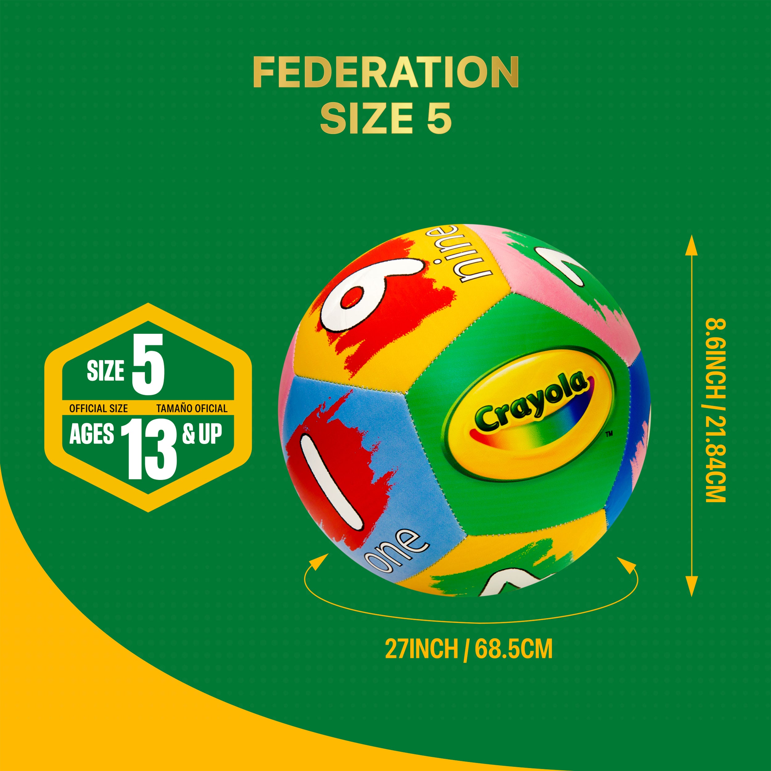 Crayola Soccer Ball Detail 1