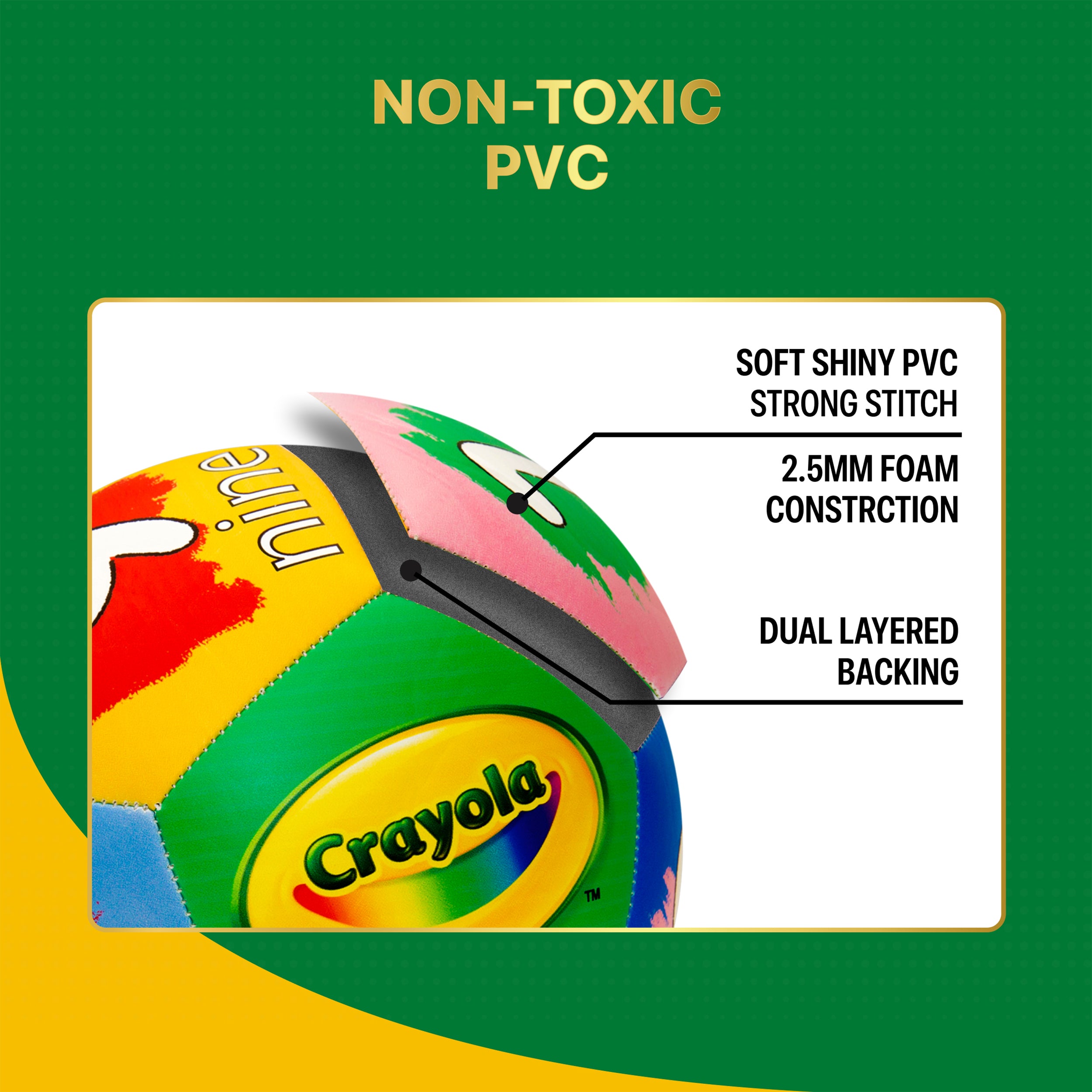 Crayola Soccer Ball Detail 2
