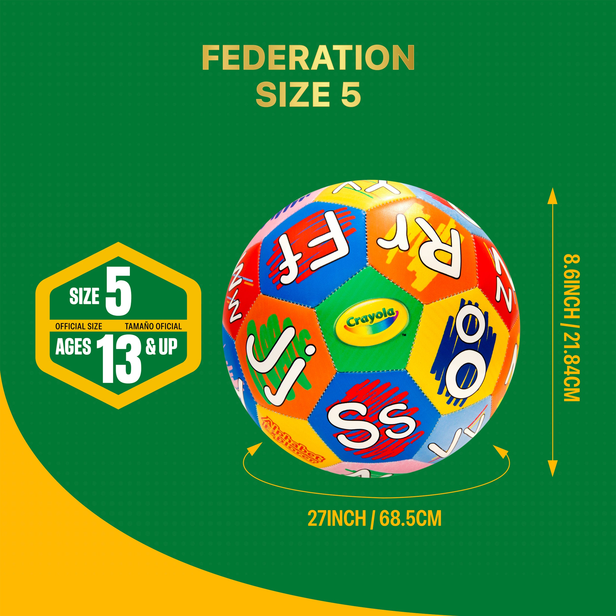Crayola Soccer Ball Detail 1