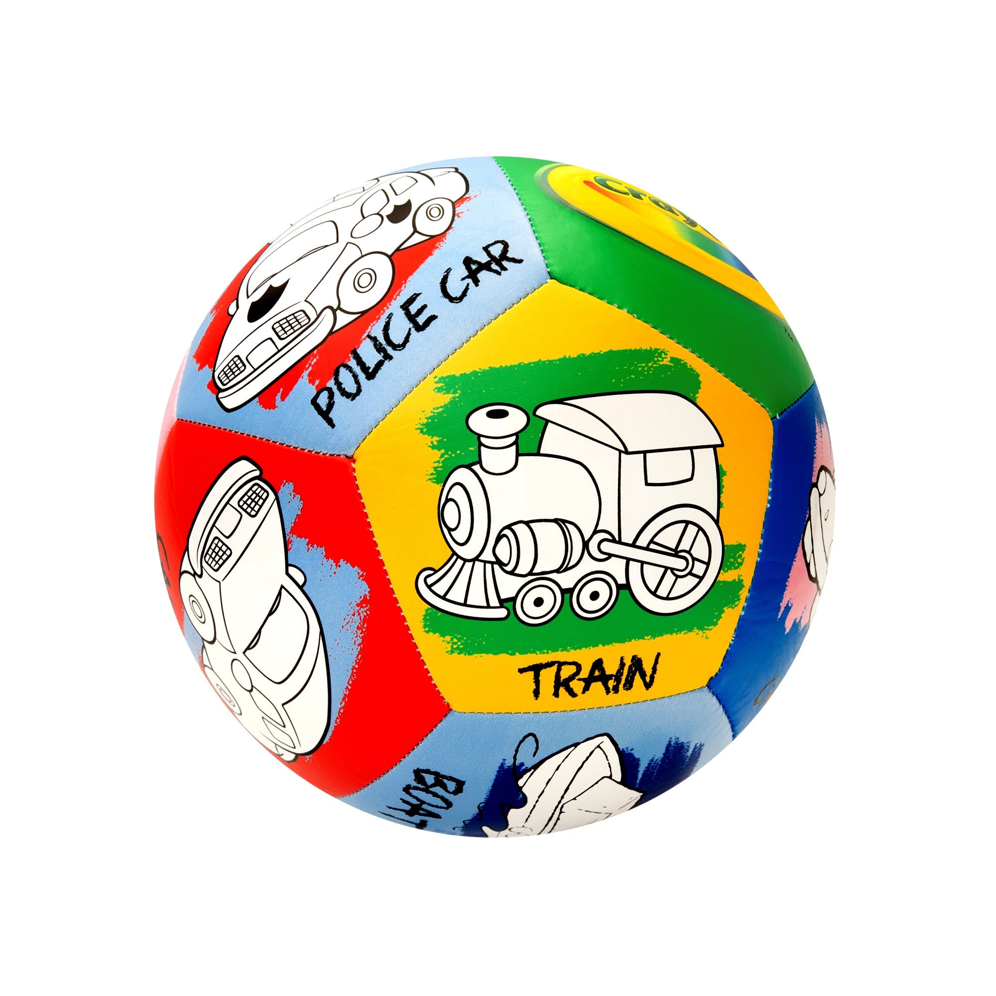 Score N' Explore Officially Licensed Crayola Color Ball - Transportation Explorer