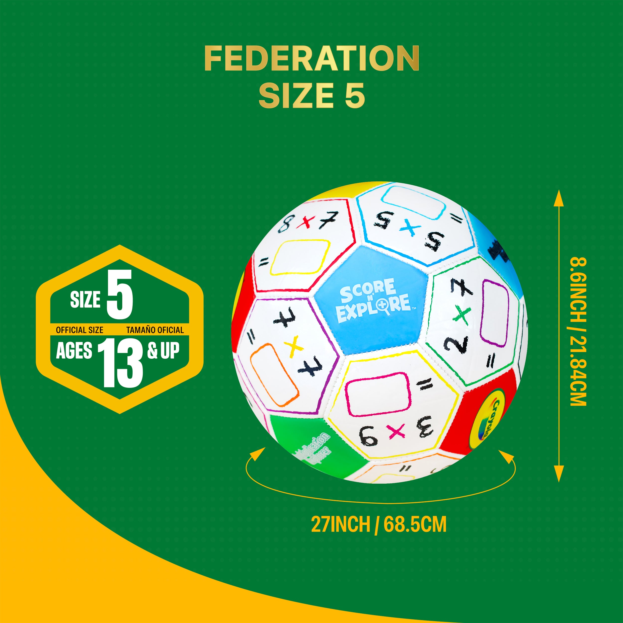 Crayola Soccer Ball Detail 1