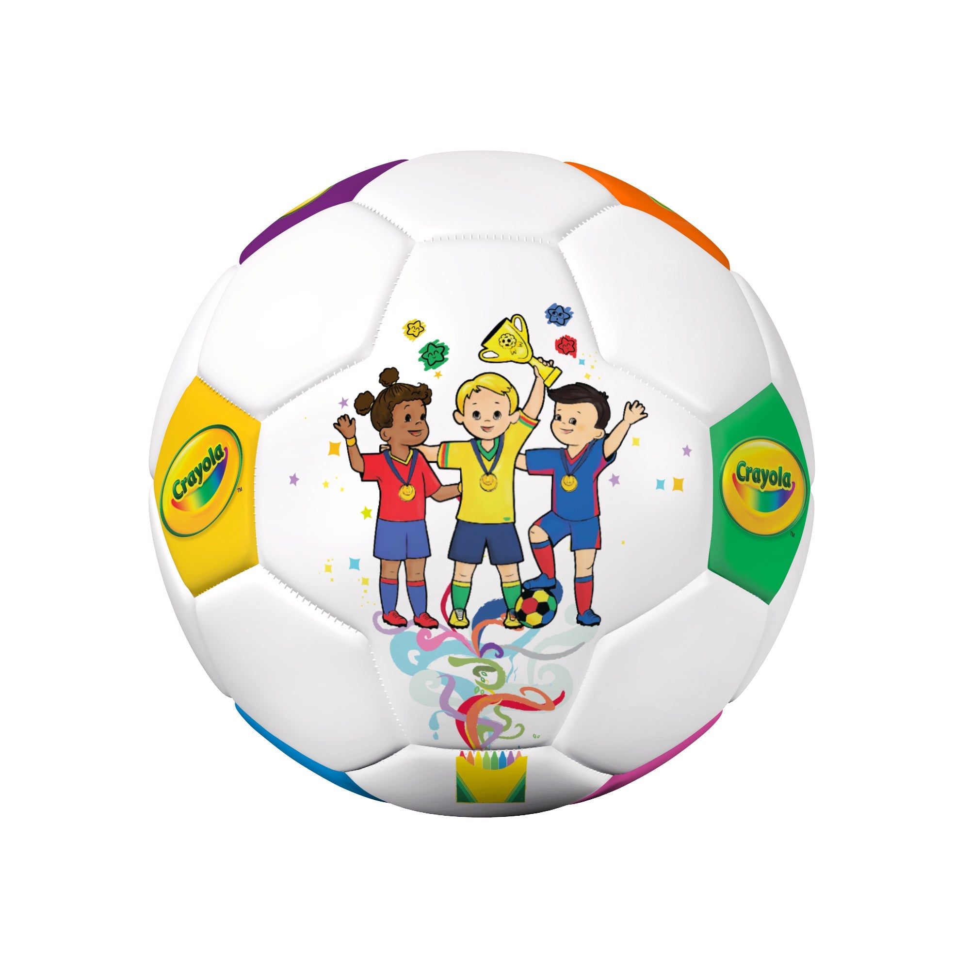 Score N' Explore Officially Licensed Crayola Celebrate Soccer Ball