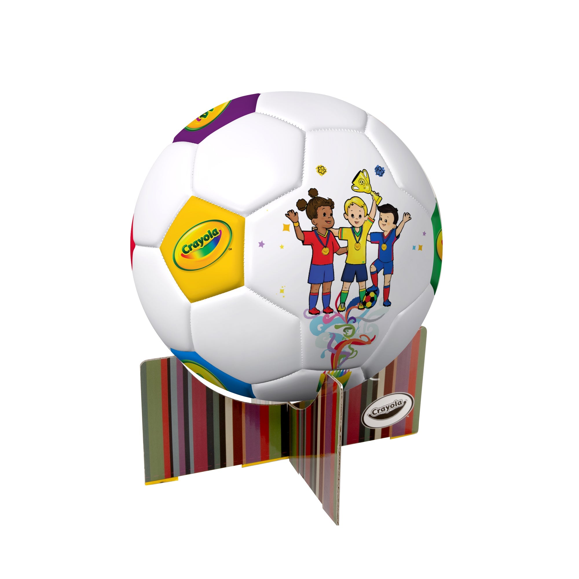 Score N' Explore Officially Licensed Crayola Celebrate Soccer Ball