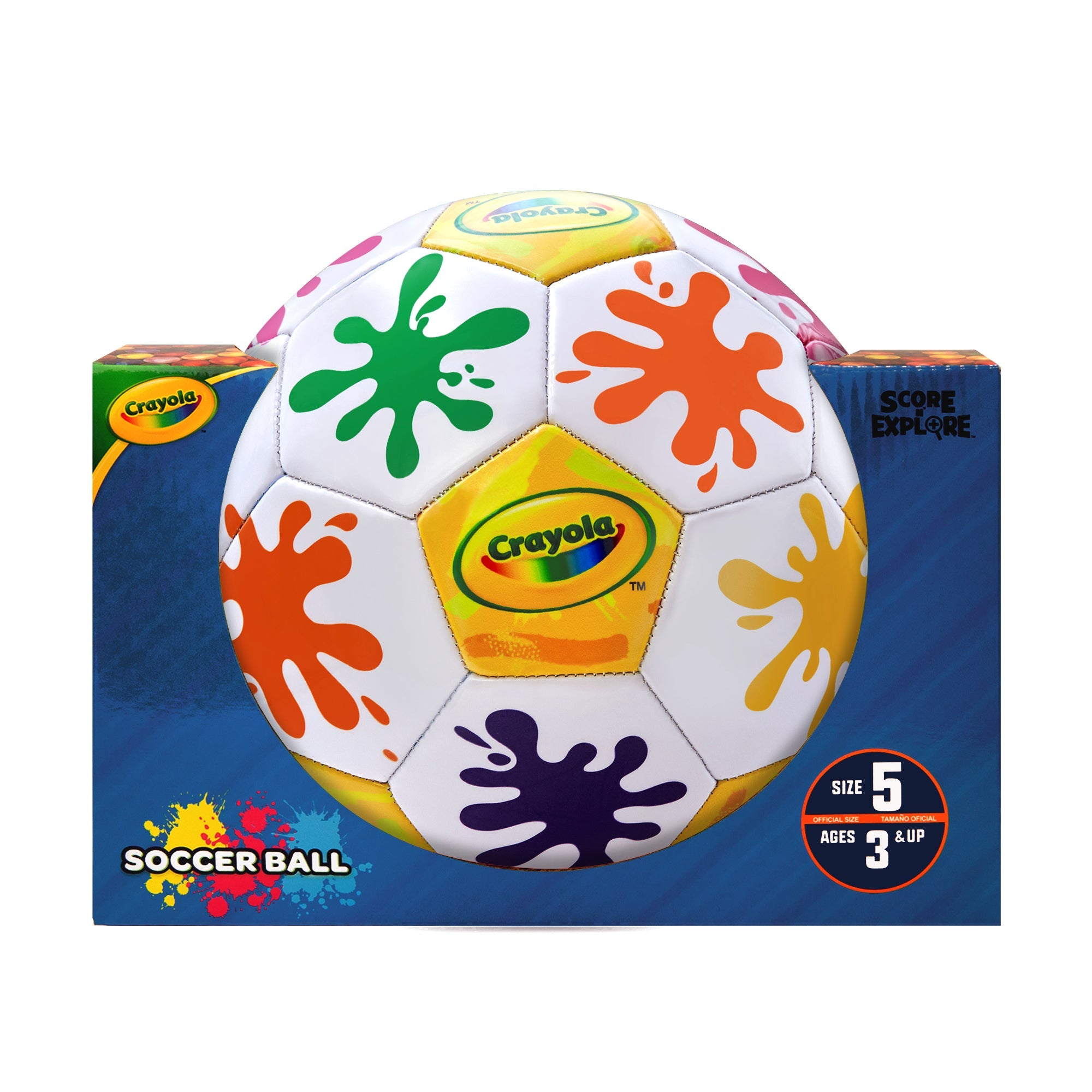 *COMING SOON* Score N' Explore Officially Licensed Crayola Splatter Soccer Ball