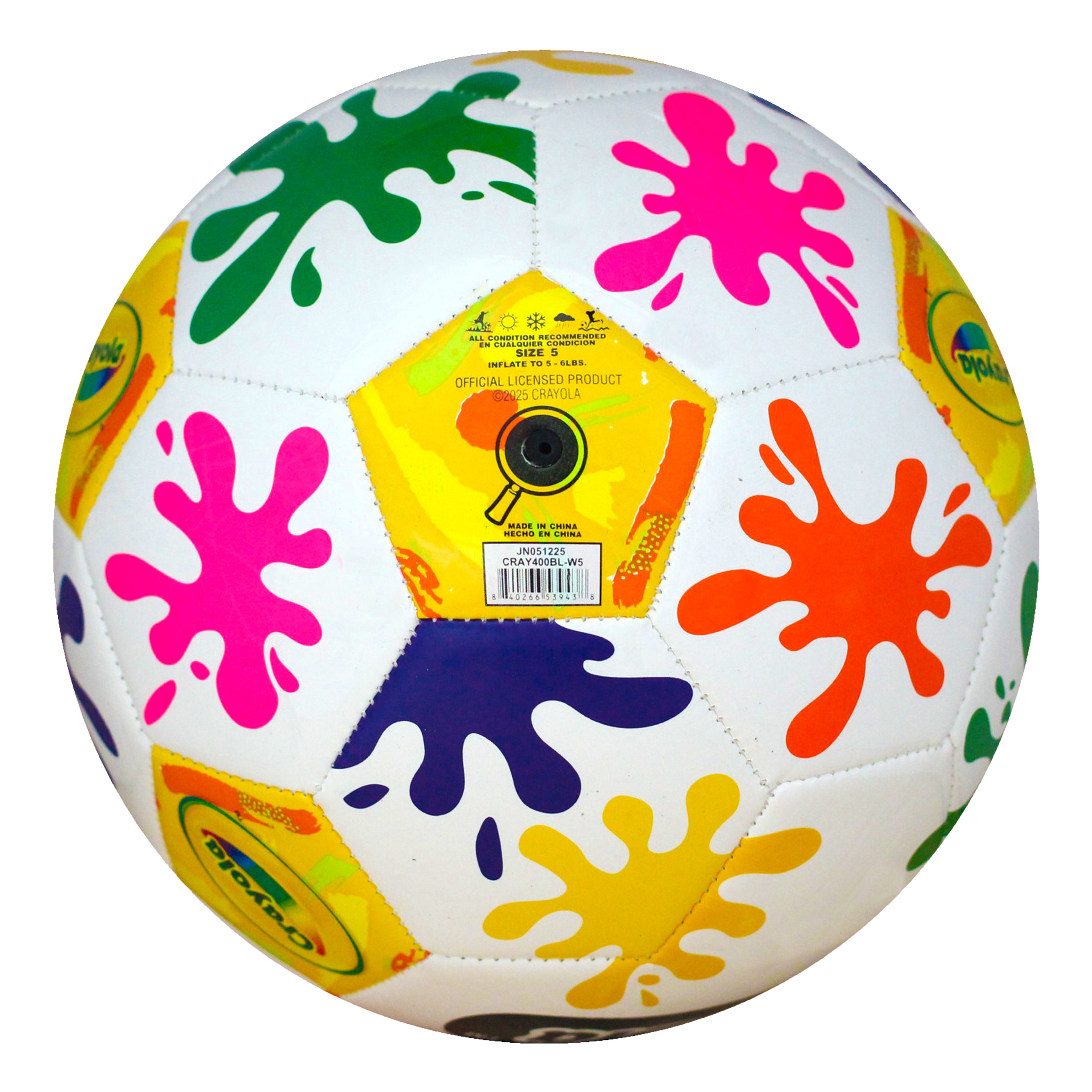 Crayola Soccer Ball Side 3