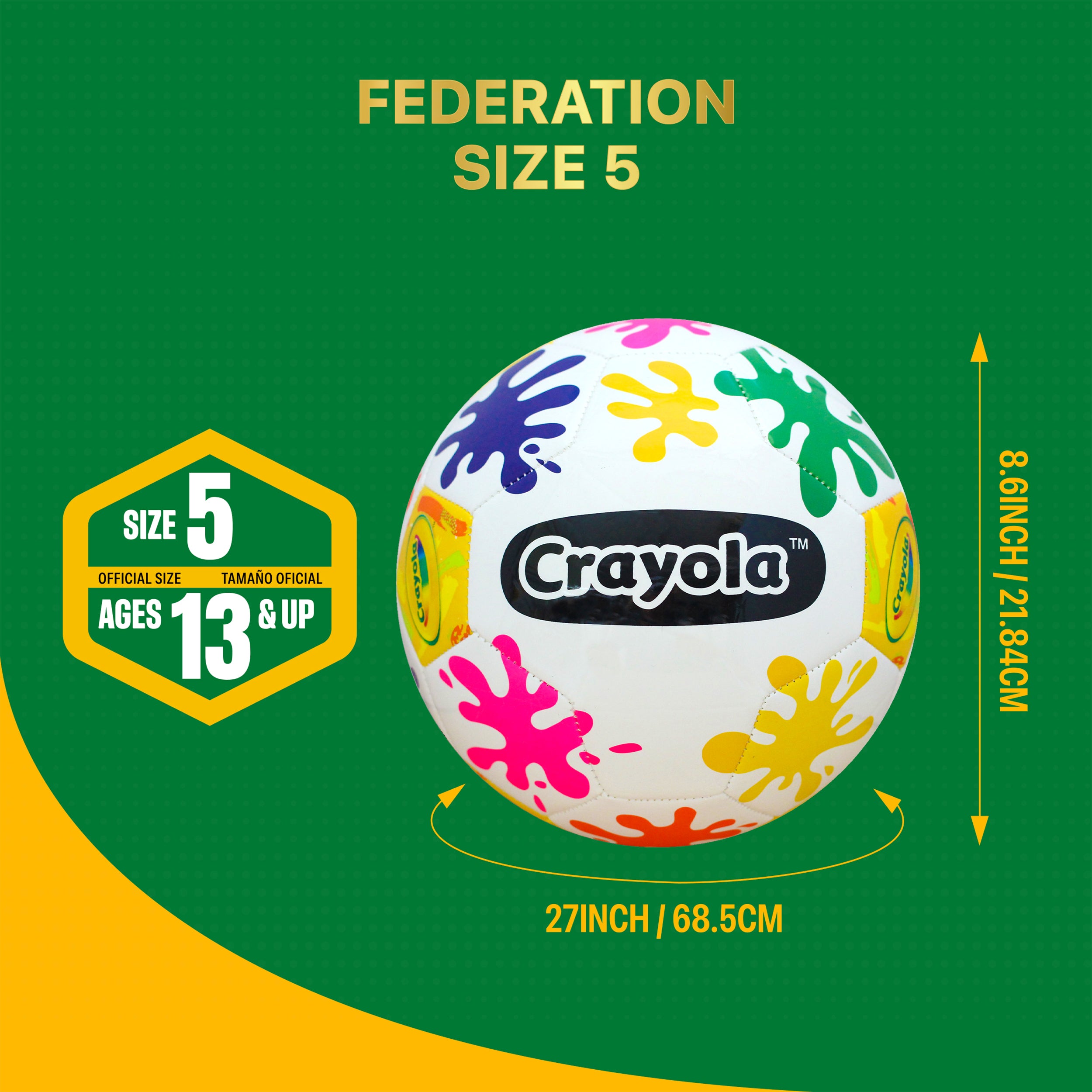 Crayola Soccer Ball Detail 1