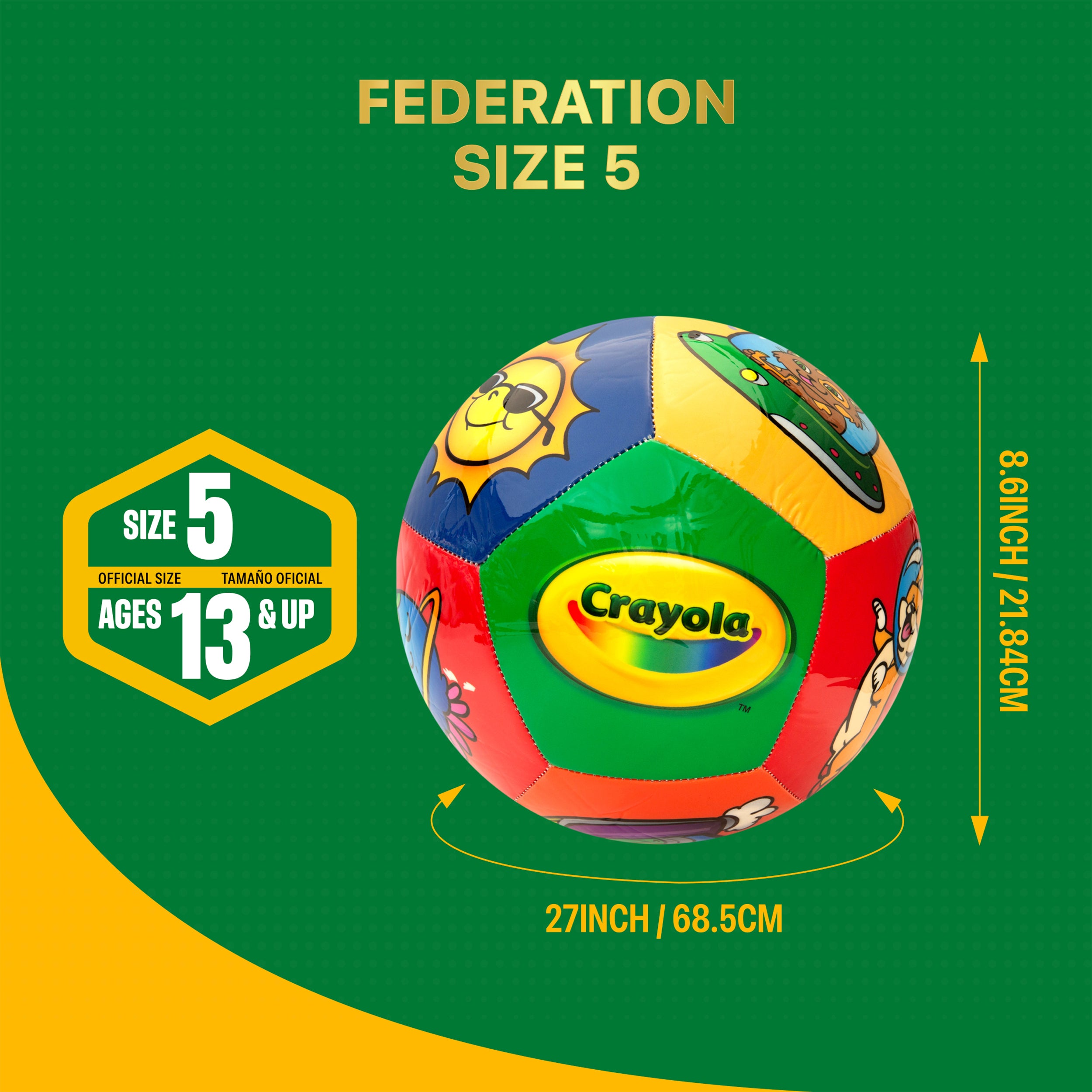 Crayola Soccer Ball Detail 1