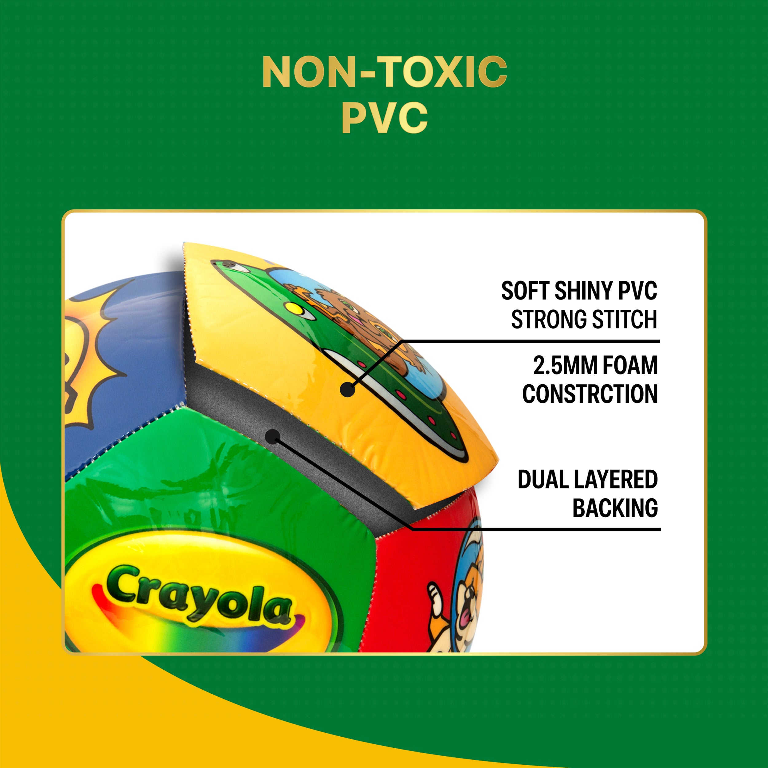 Crayola Soccer Ball Detail 2