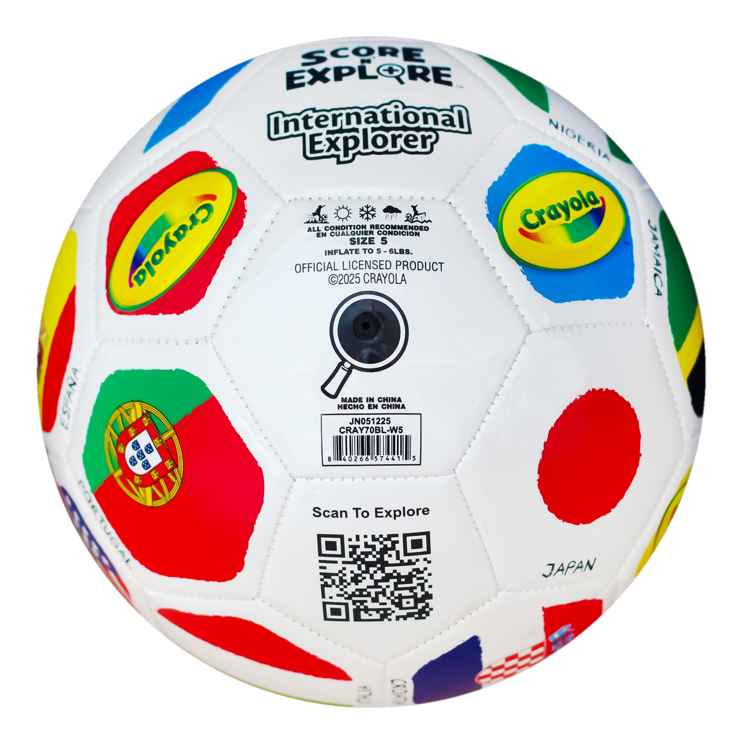 Crayola Soccer Ball Side 3