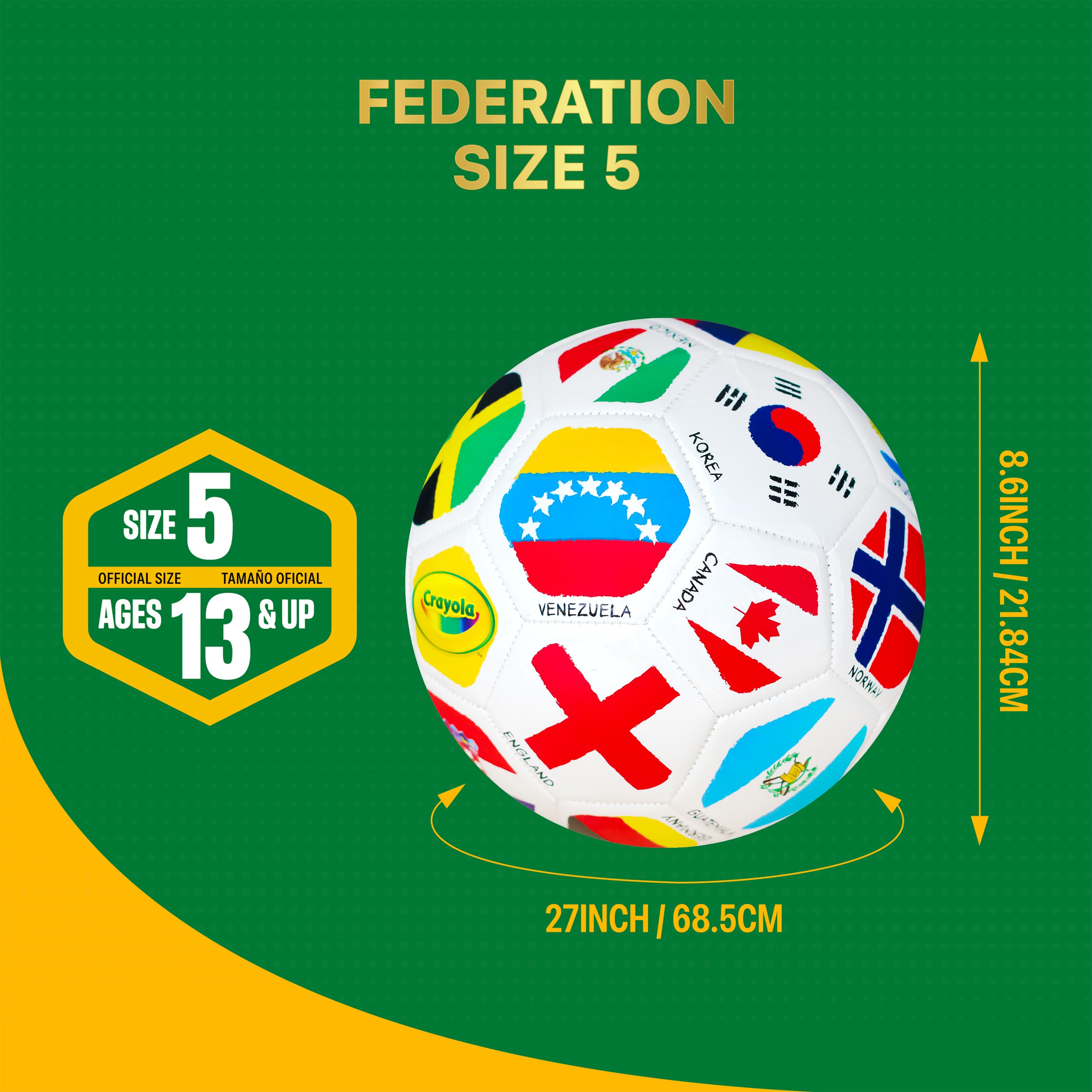 Crayola Soccer Ball Detail 1