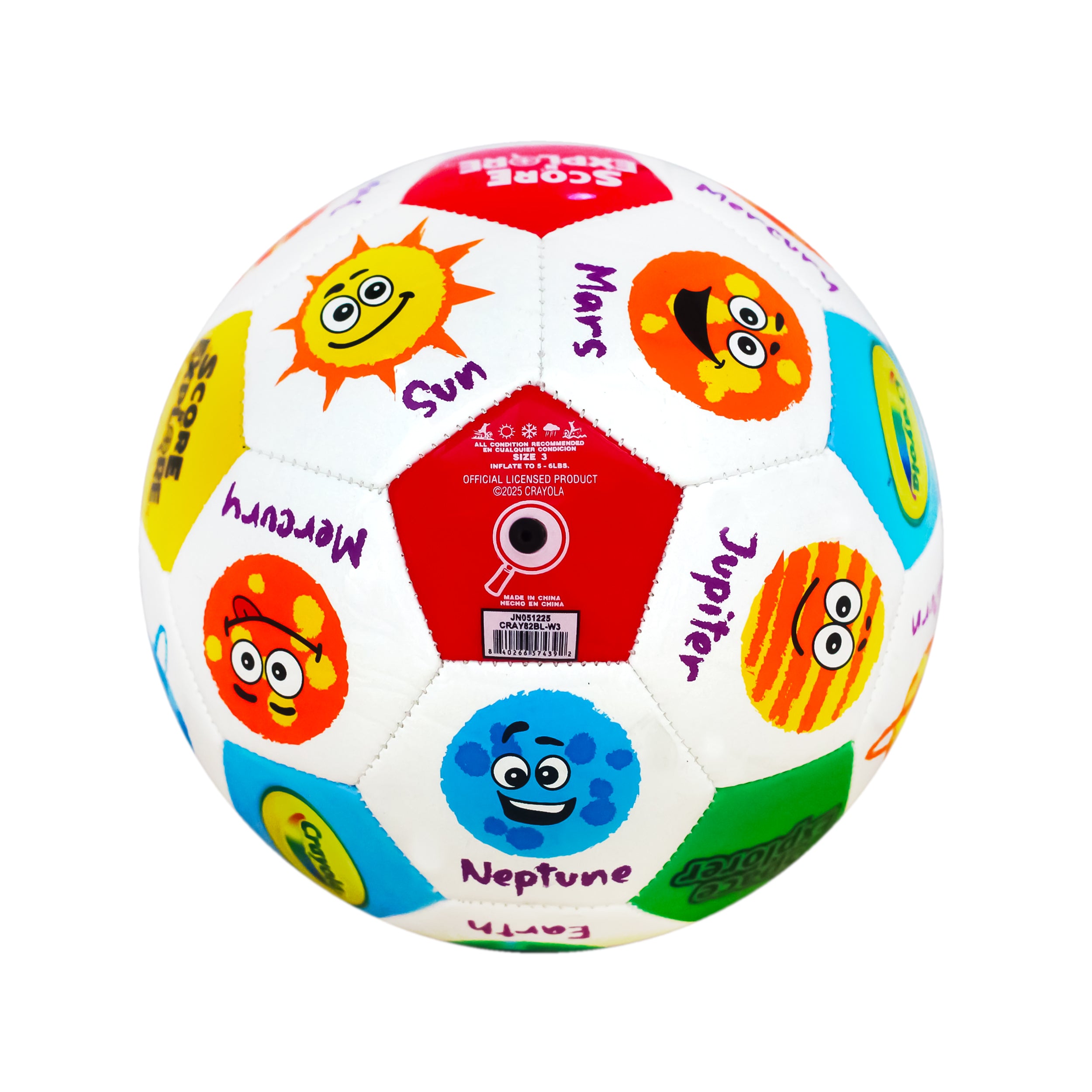Crayola Soccer Ball Side 3