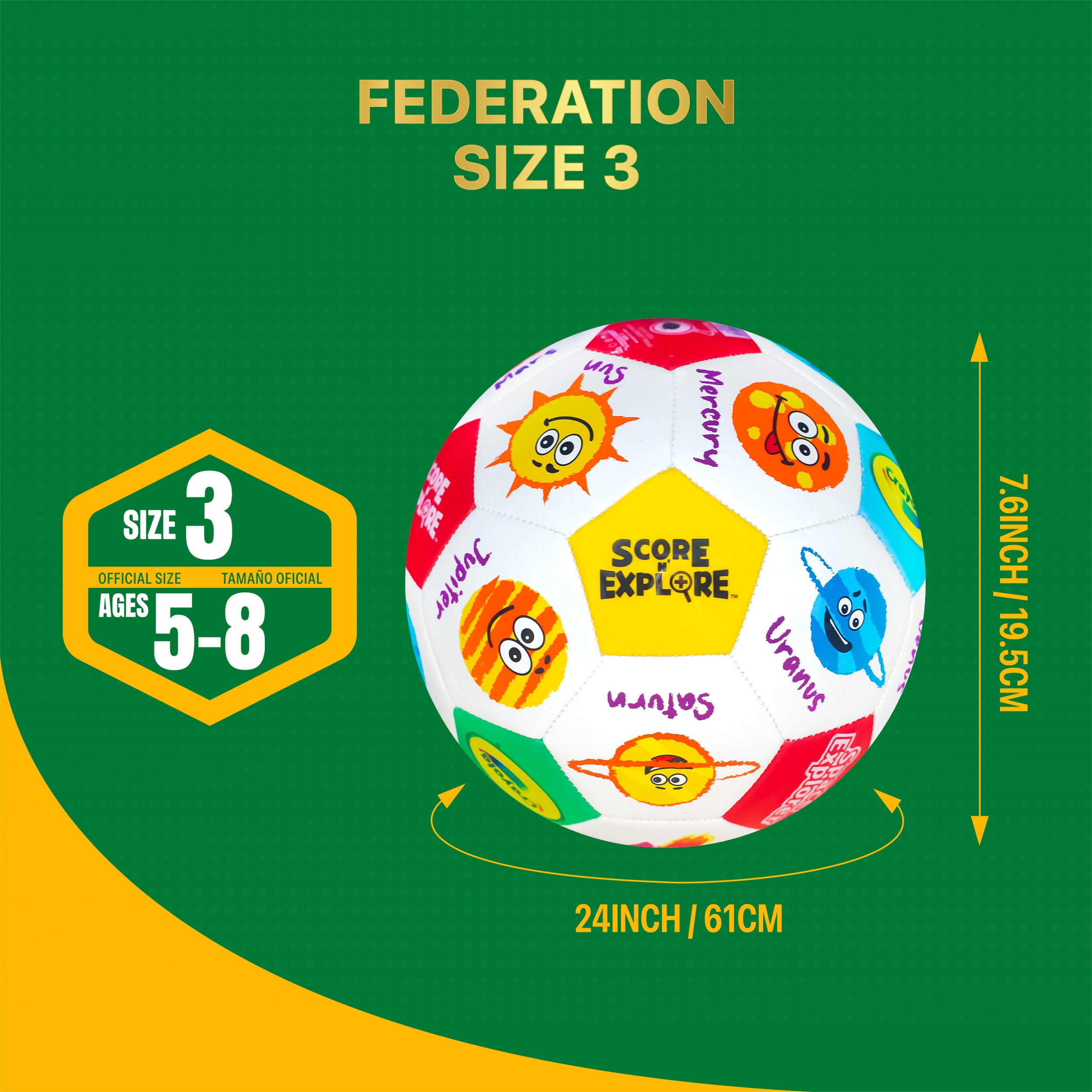 Crayola Soccer Ball Detail 1