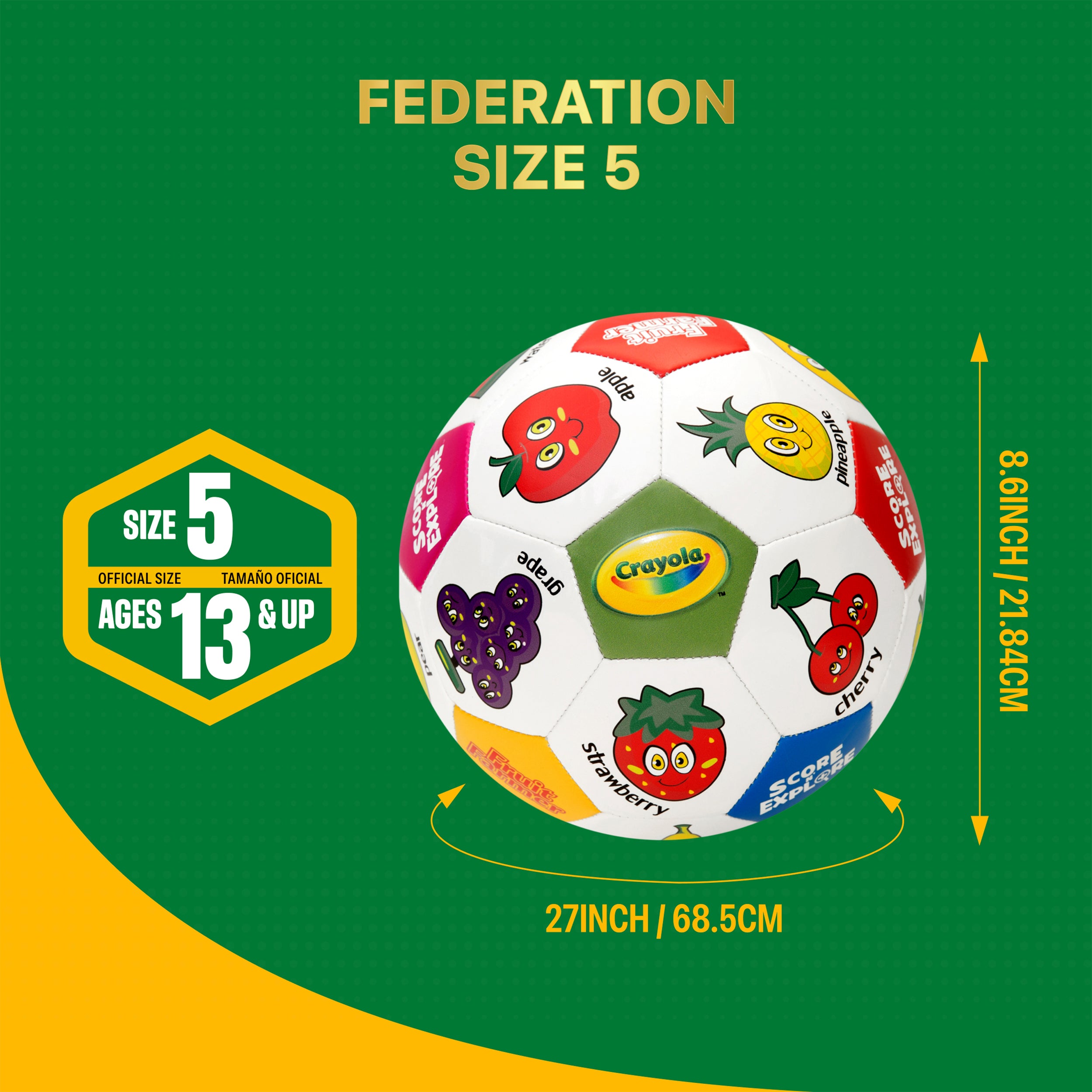 Crayola Soccer Ball Detail 1