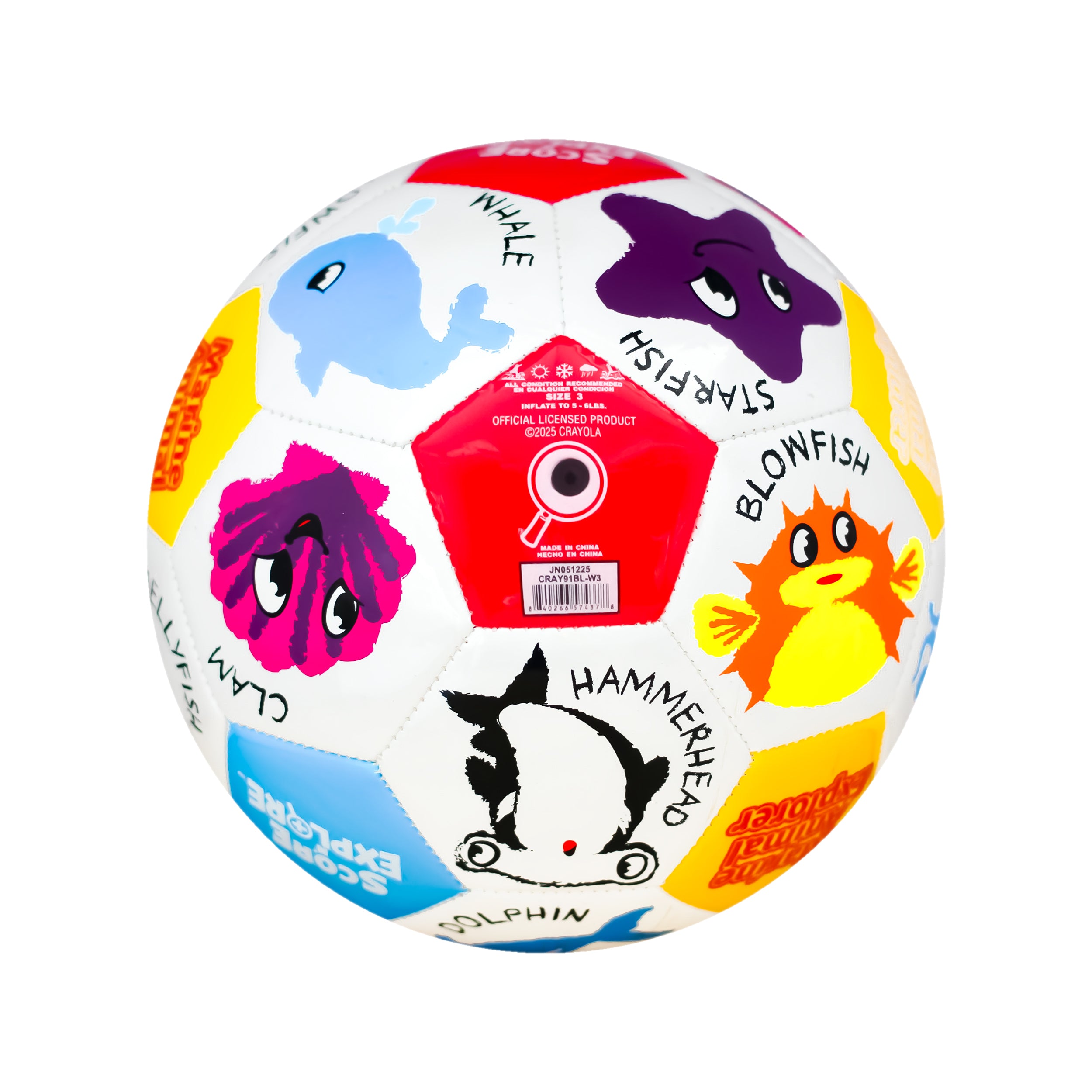 Crayola Soccer Ball Side 3