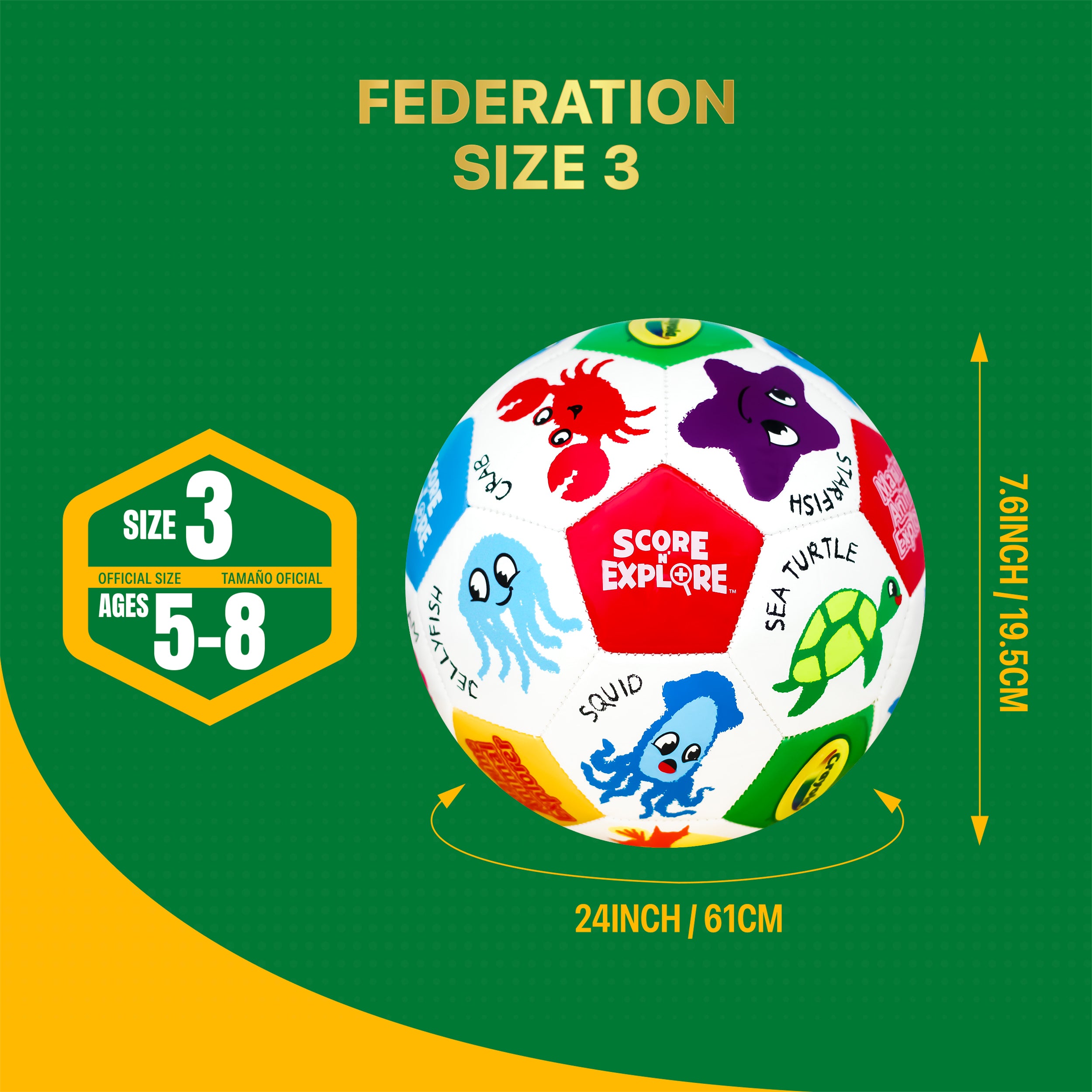 Crayola Soccer Ball Detail 1