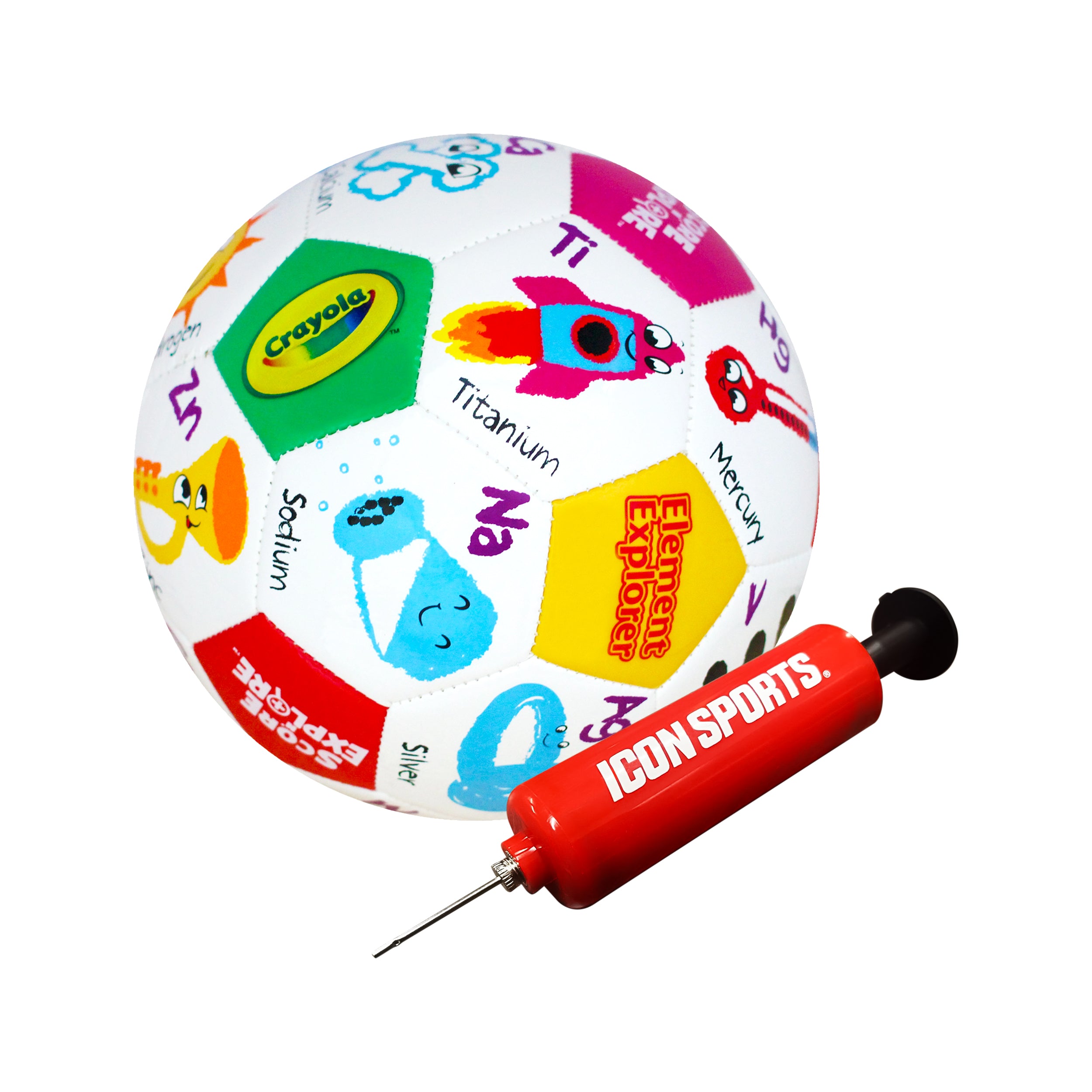 Crayola Soccer Ball Side 1