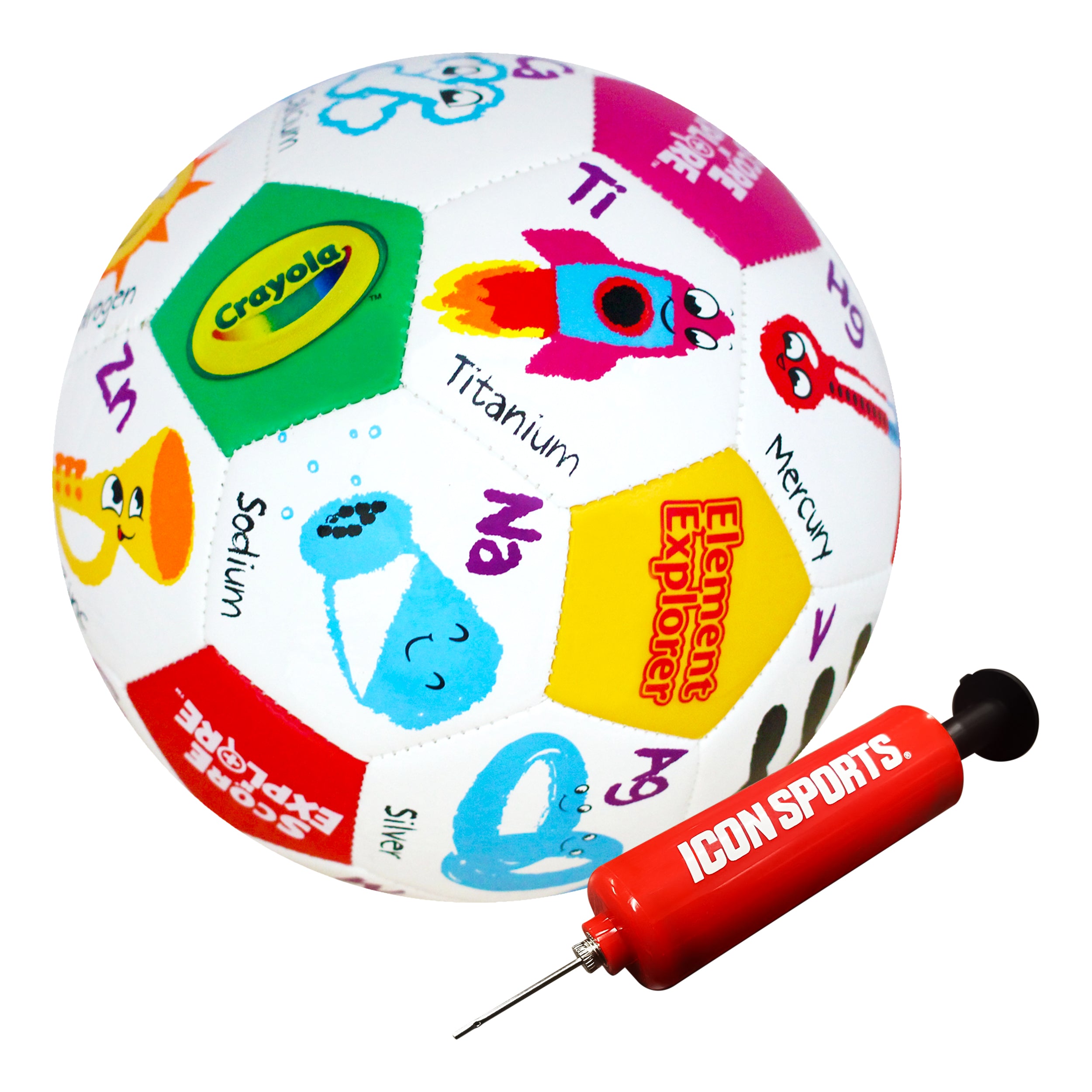 Crayola Soccer Ball Side 1