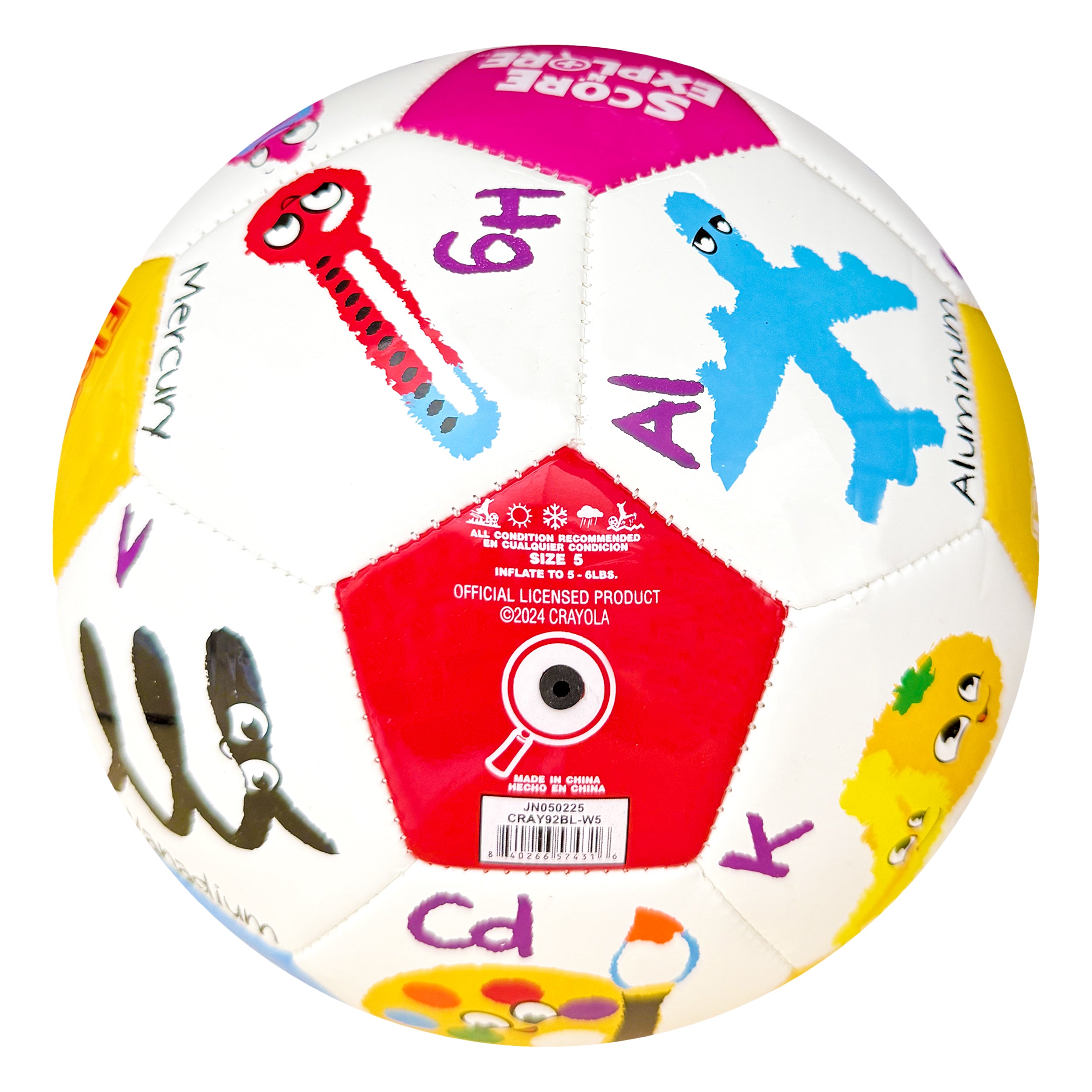 Crayola Soccer Ball Side 3