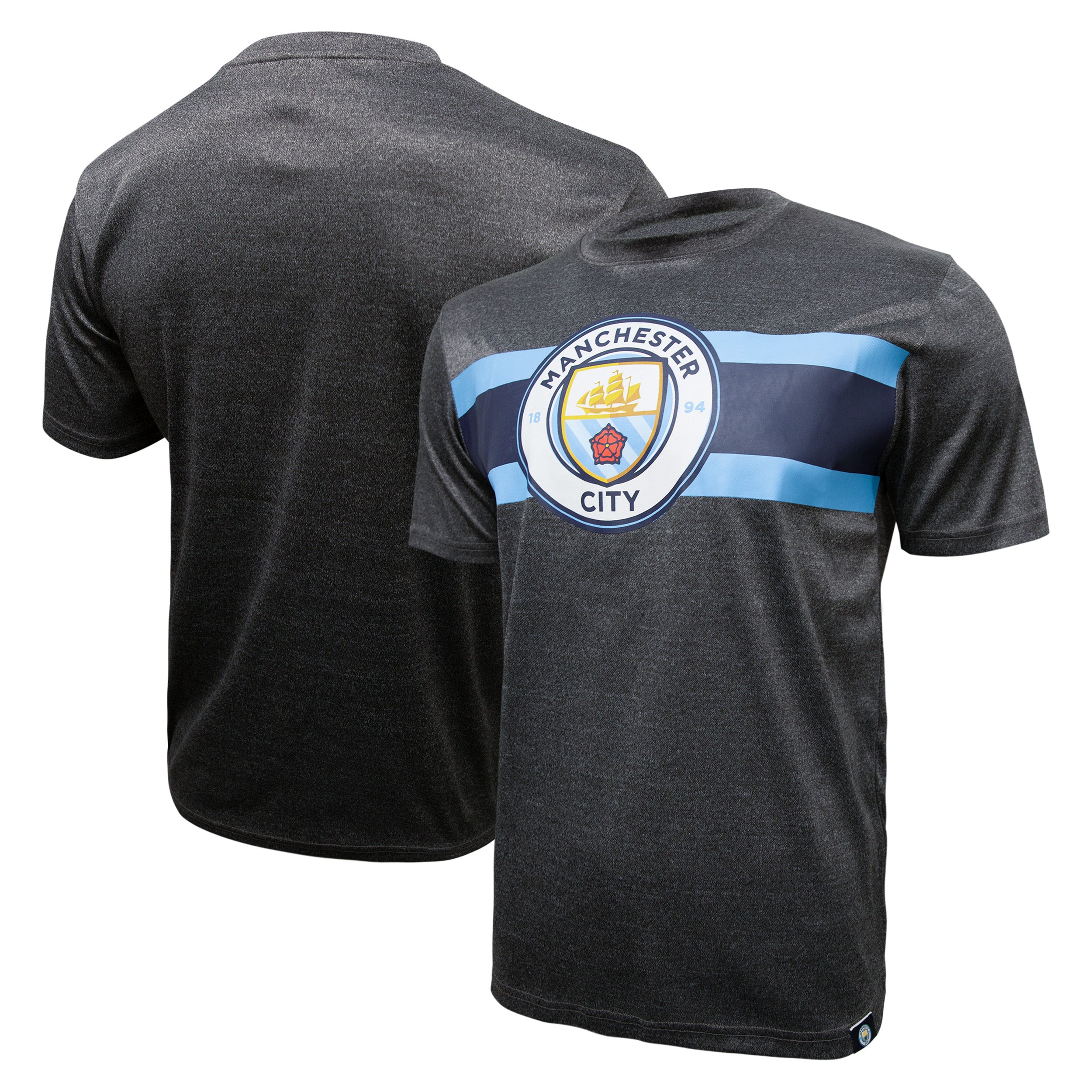 Man City Shirt Front Back