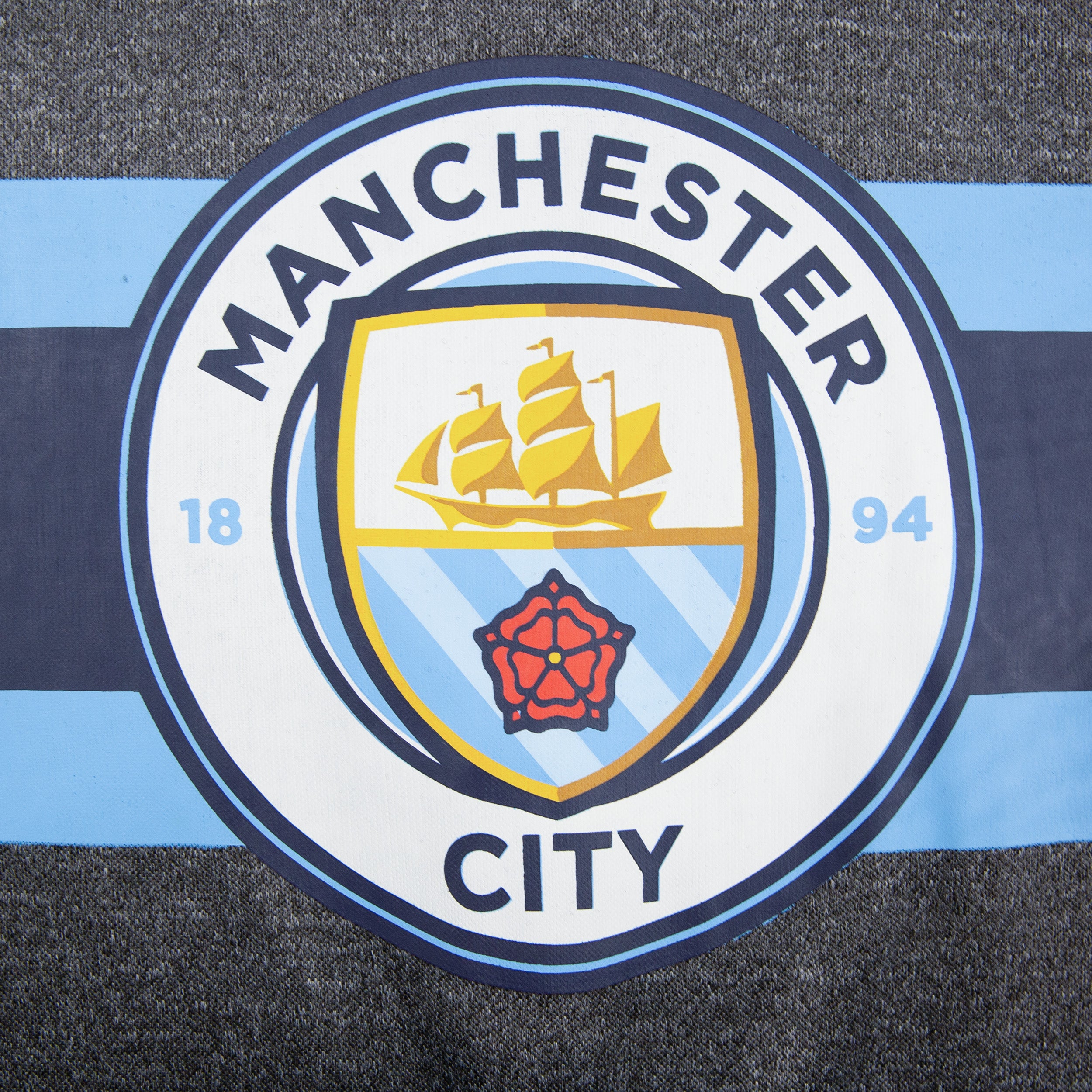 Man City Shirt Detail 1