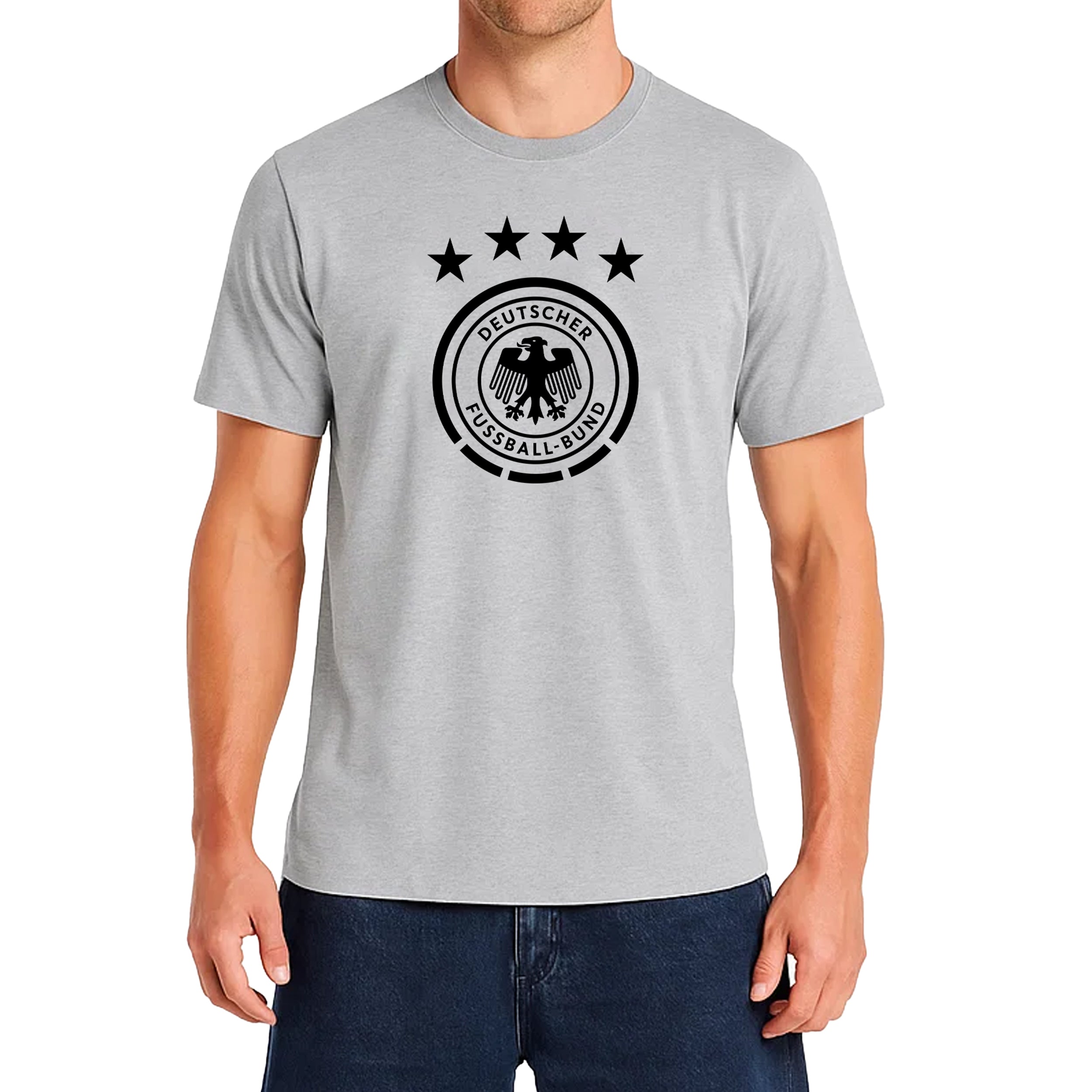 German Football Association Charcoal T-shirt Model