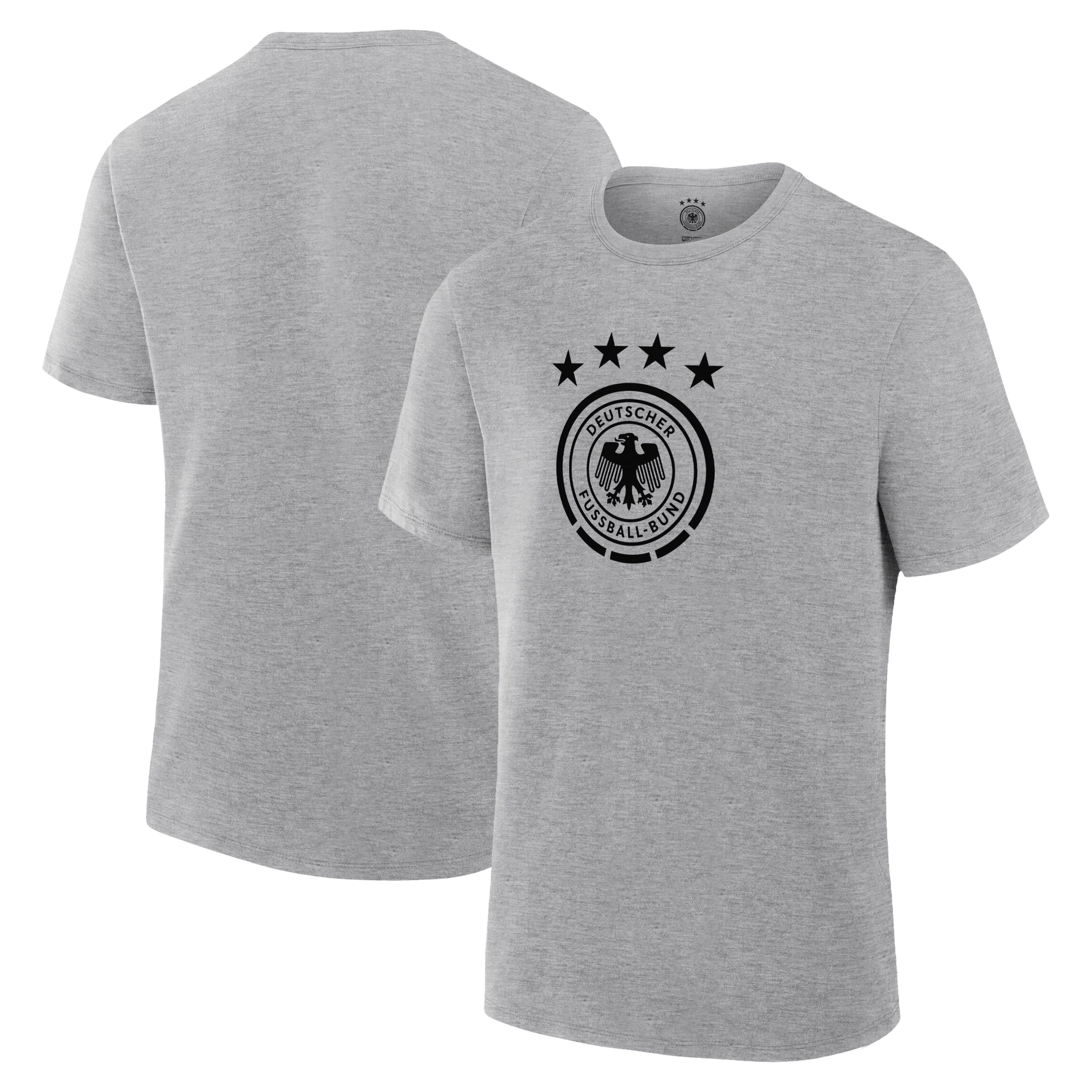 German Football Association Charcoal T-shirt Front Back